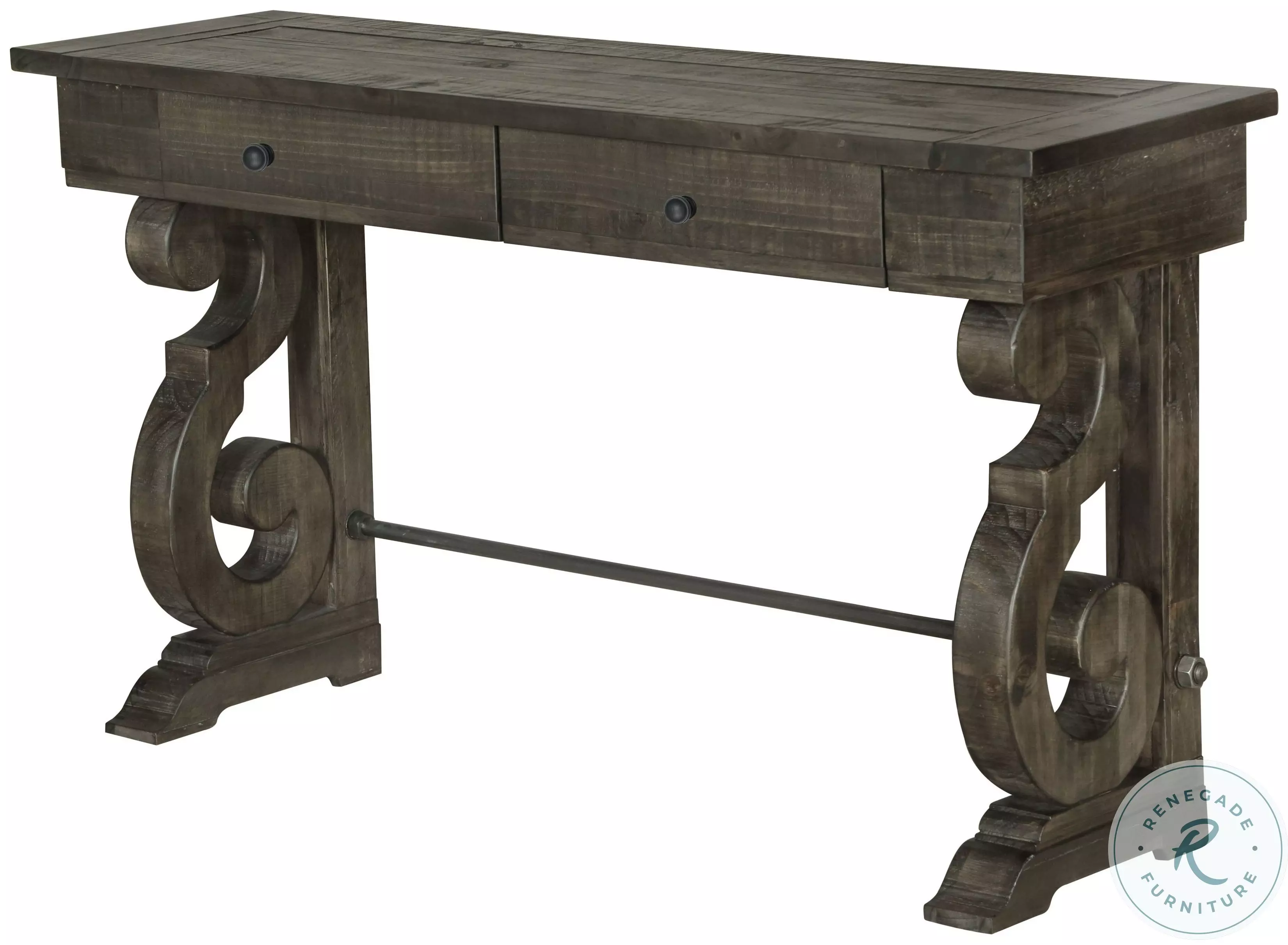 Bellamy Deep Weathered Pine Rectangular Sofa Table from Magnussen