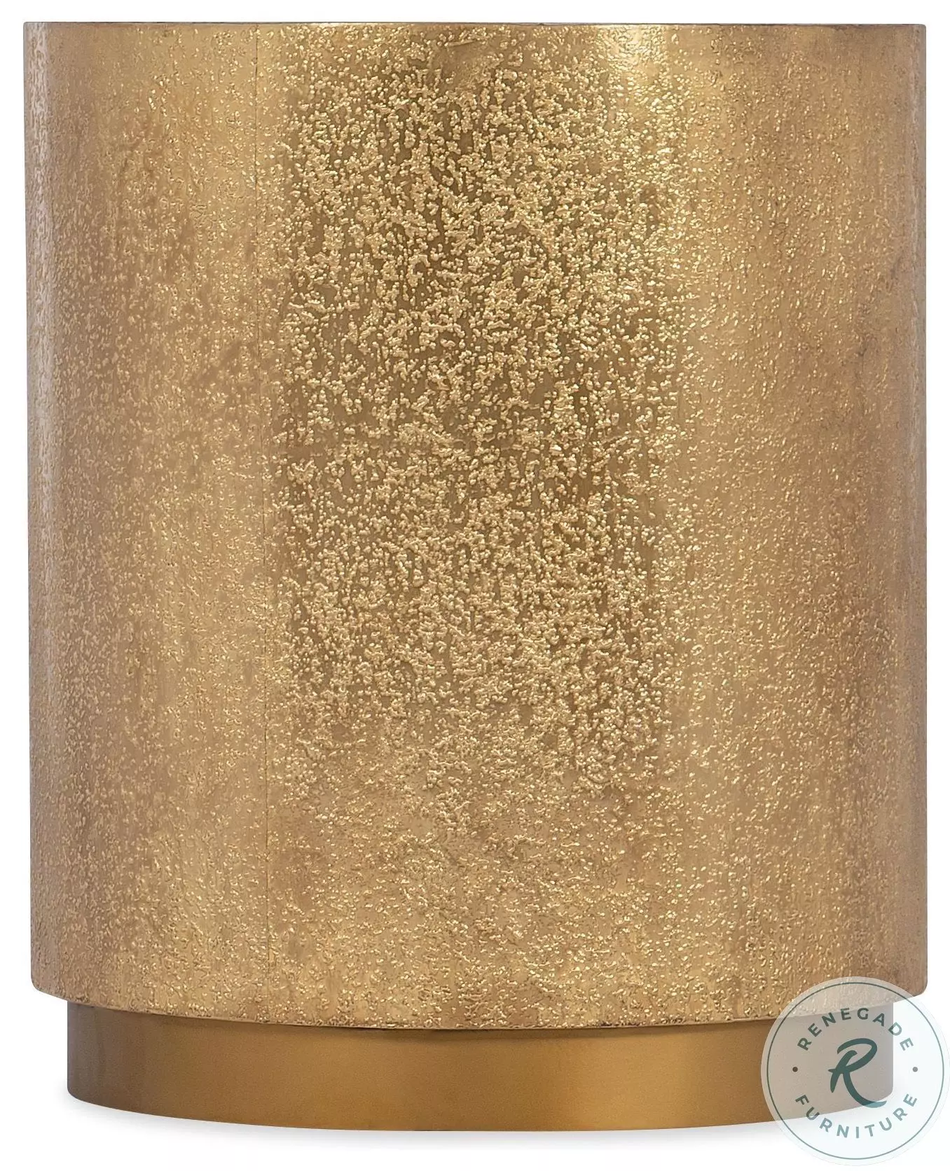 Melange Brass Round Accent Table From Hooker | Coleman Furniture