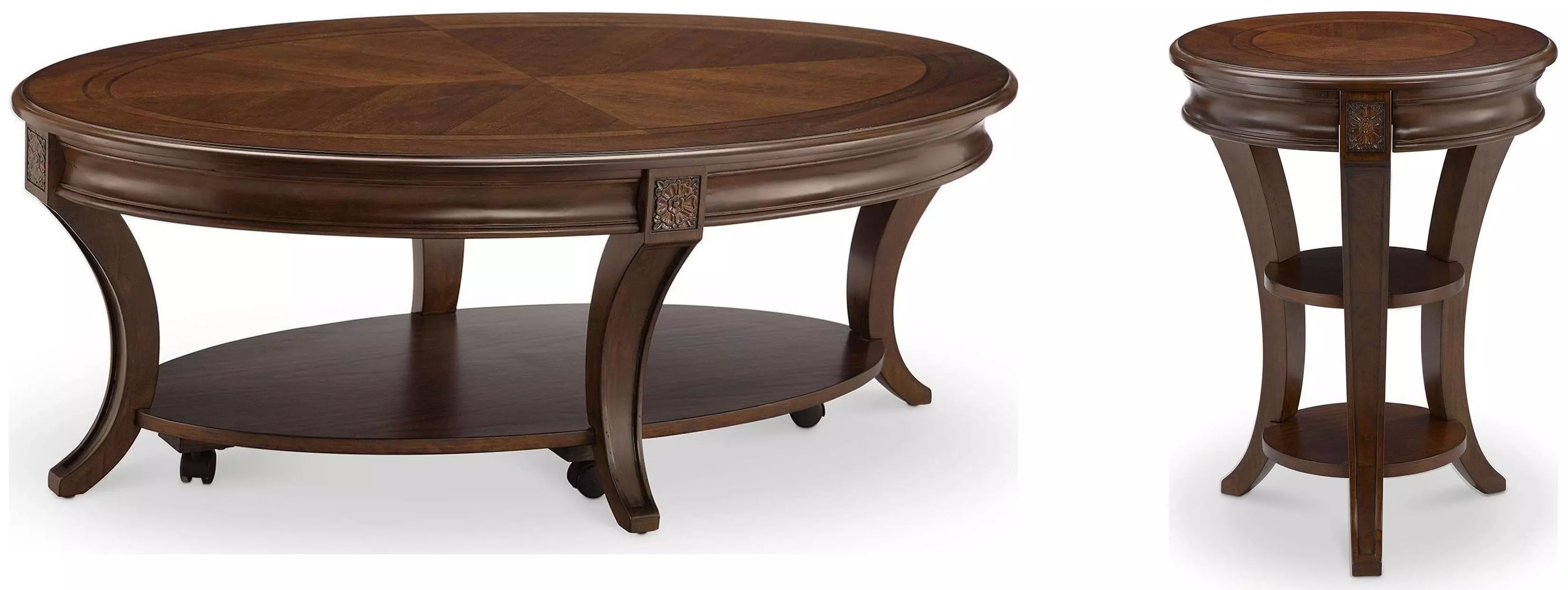 Winslet Cherry Occasional Table Set from Magnussen Home | Coleman