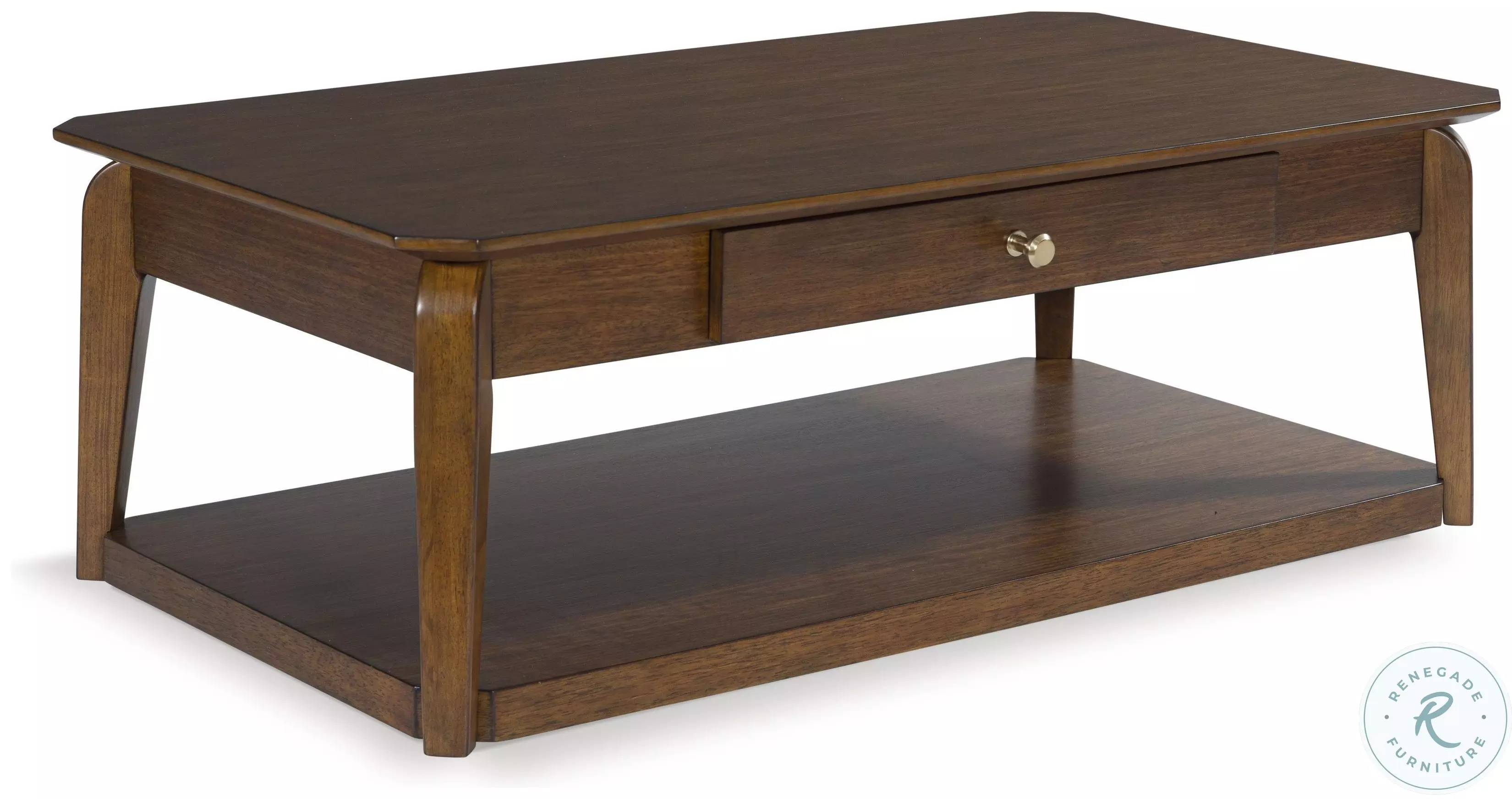 Trenmour Medium Brown Cocktail Table From Ashley Furniture
