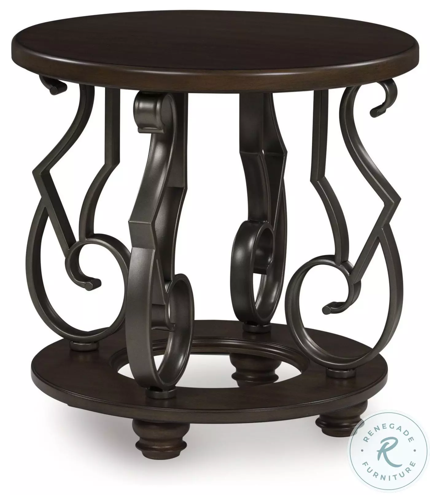 Frallyn Dark Brown End Table From Ashley Furniture | Coleman Furniture