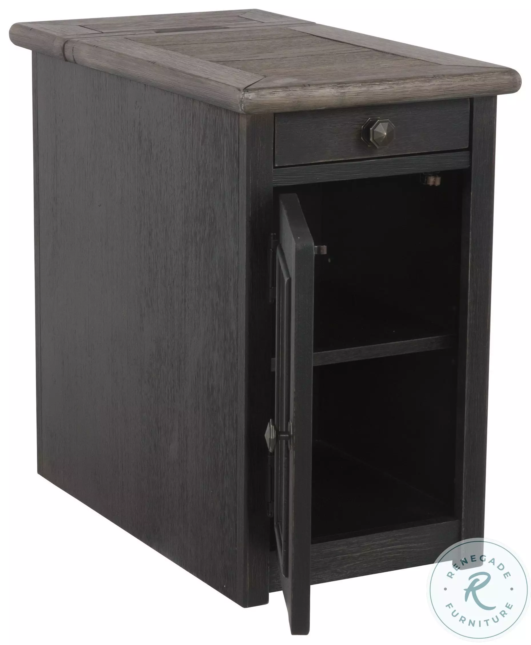 Tyler Creek Two Tone Chairside End Table From Home Gallery Stores