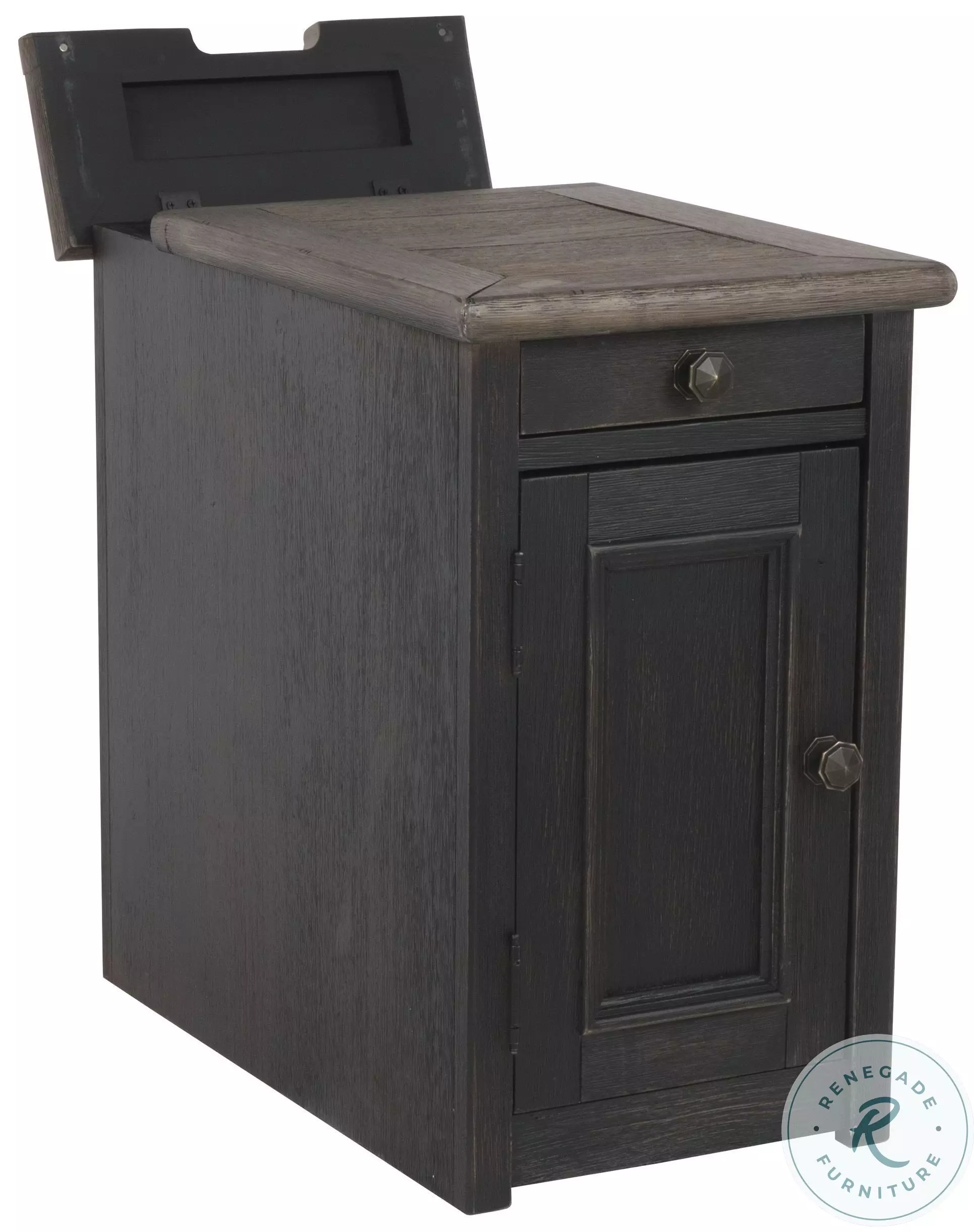 Tyler Creek Two Tone Chairside End Table From Home Gallery Stores