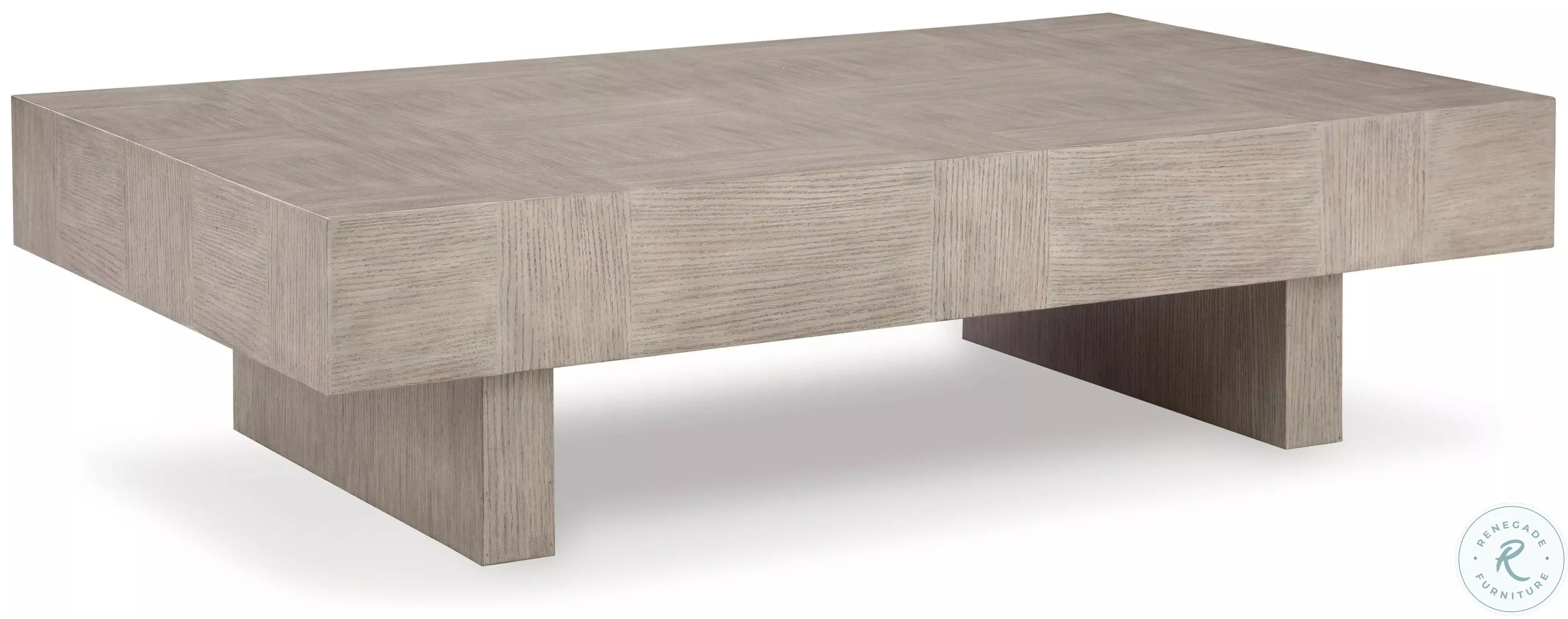 Jorlaina Light Grayish Brown Rectangular Occasional Table Set From