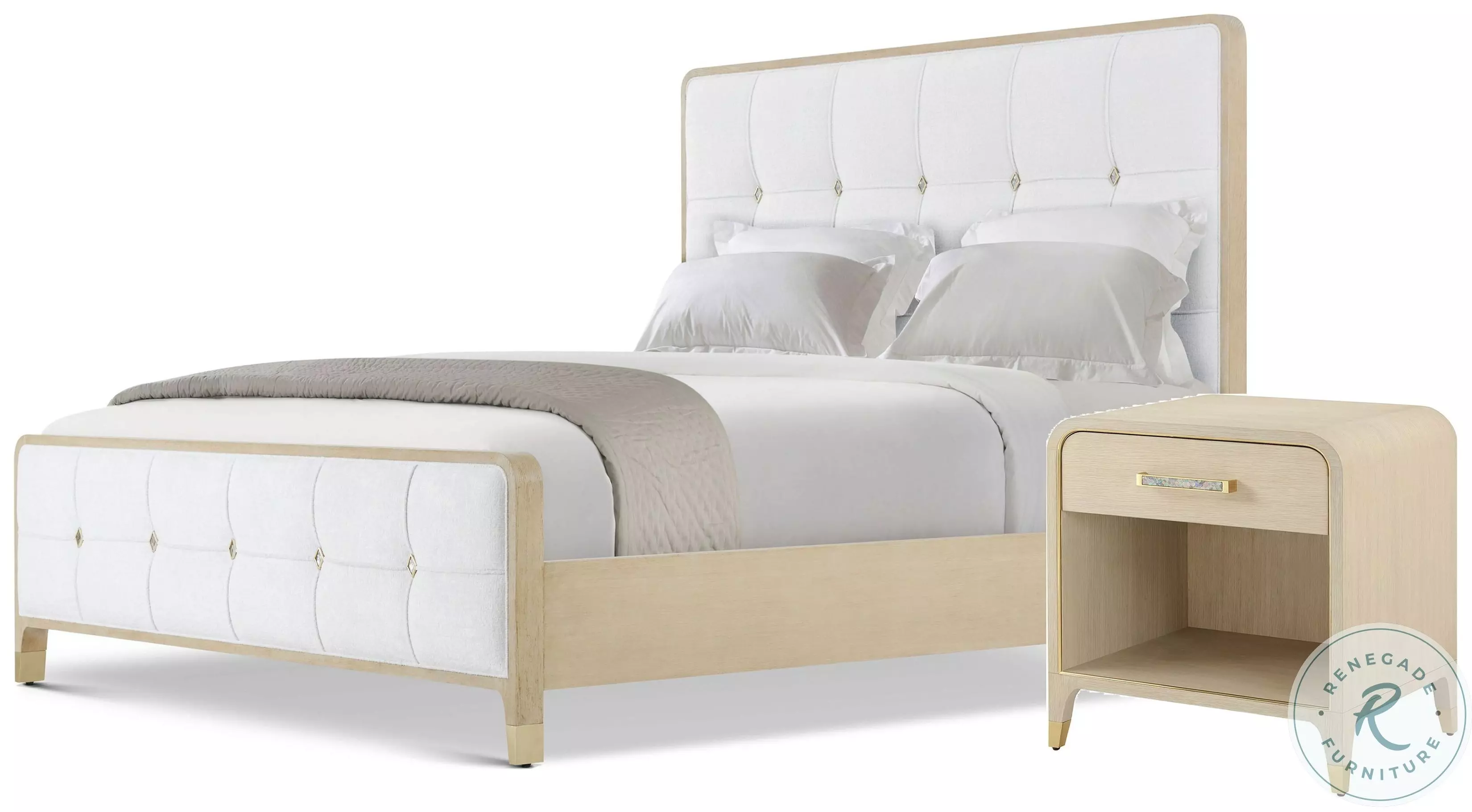 Judith Leiber JL Martini Upholstered Panel Bedroom Set from