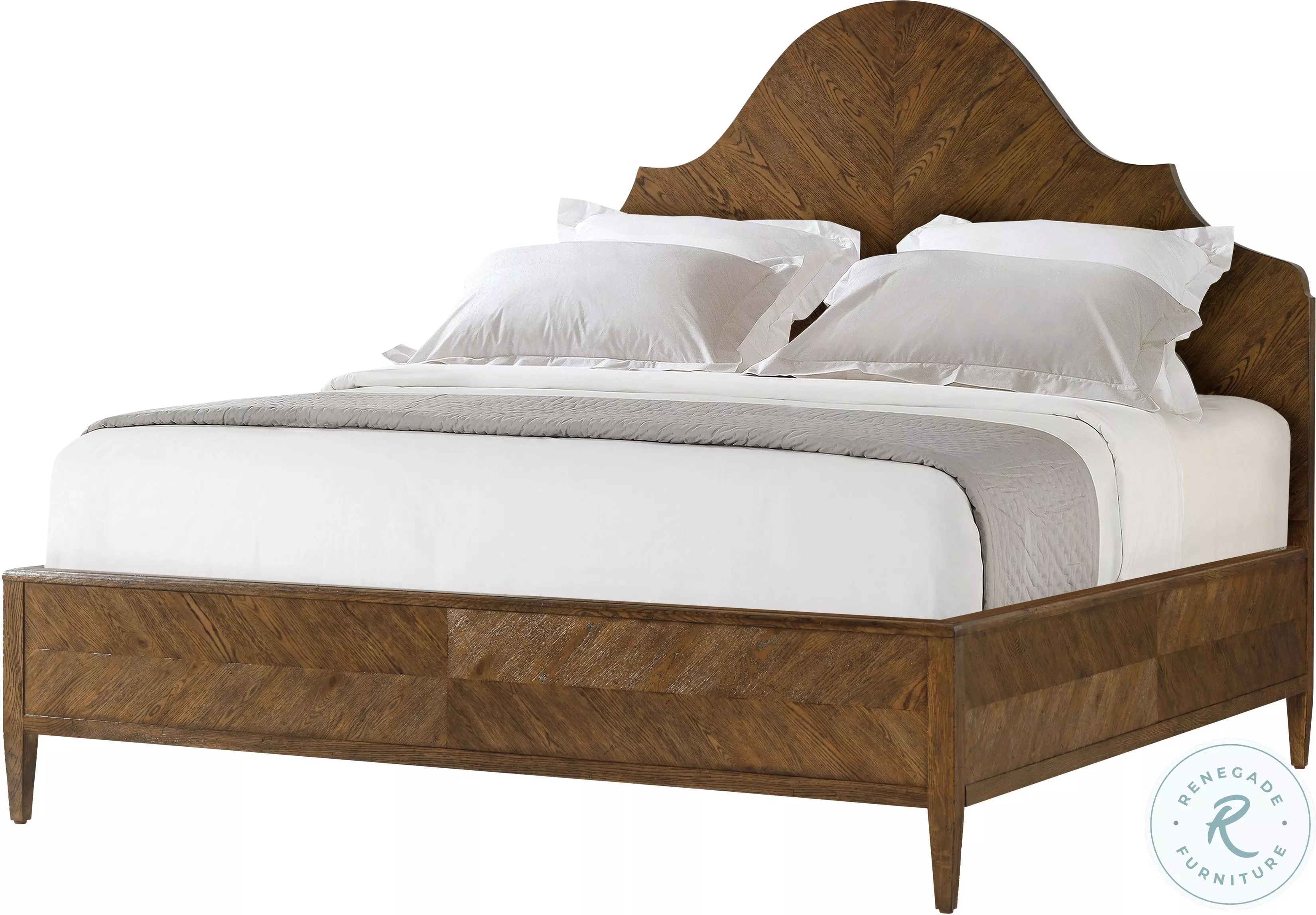 Nova Dusk King Low Profile Bed From Theodore Alexander | Coleman