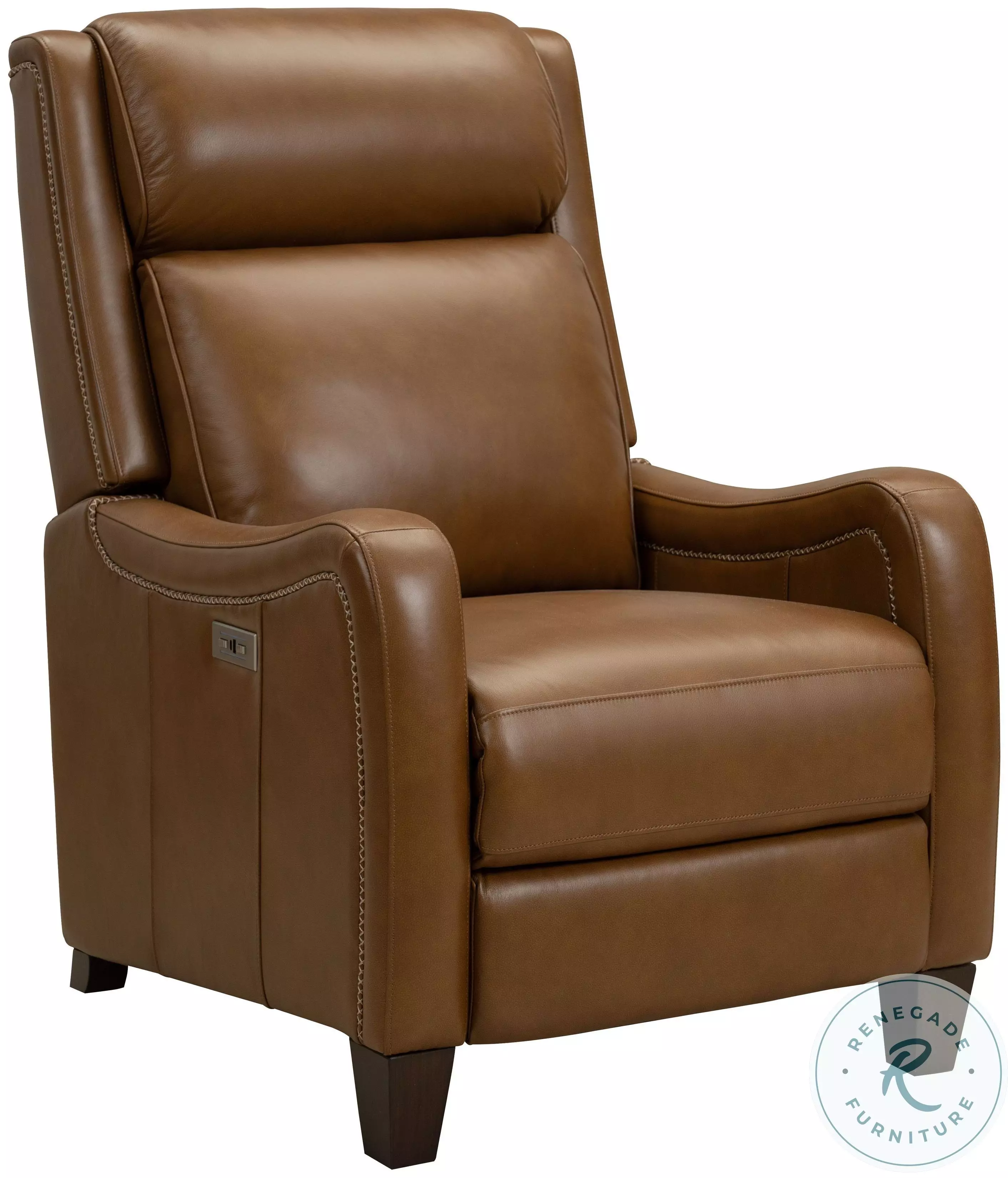 Taylor Elwood Saddle Power Recliner with Power Headrest From