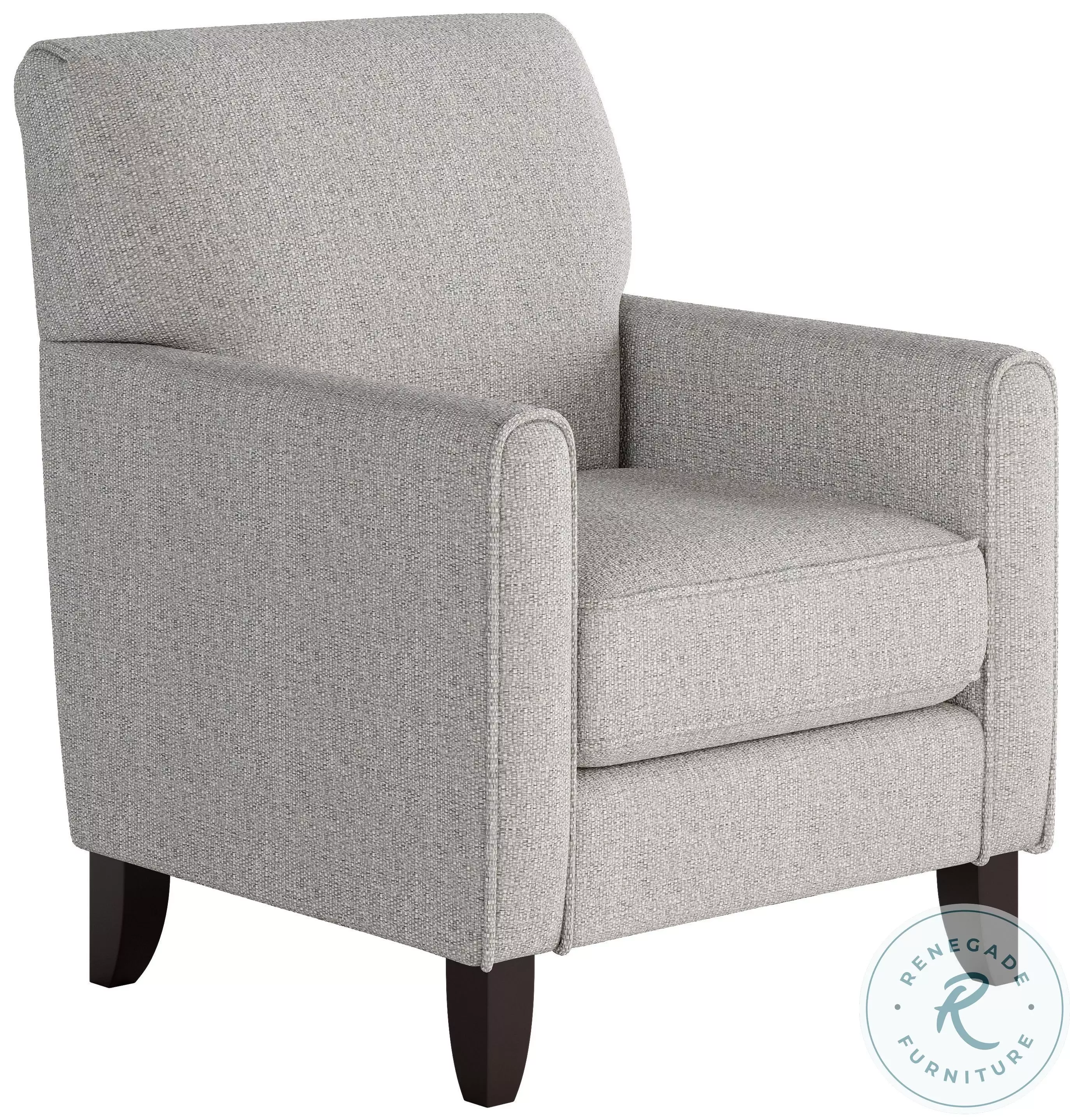 Sugarshack Grey Straight Arm Accent Chair From Southern Home