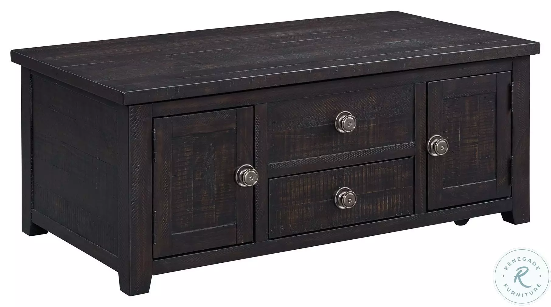 Kahlil Espresso Lift Top 2 Drawer Coffee Table From Picket House