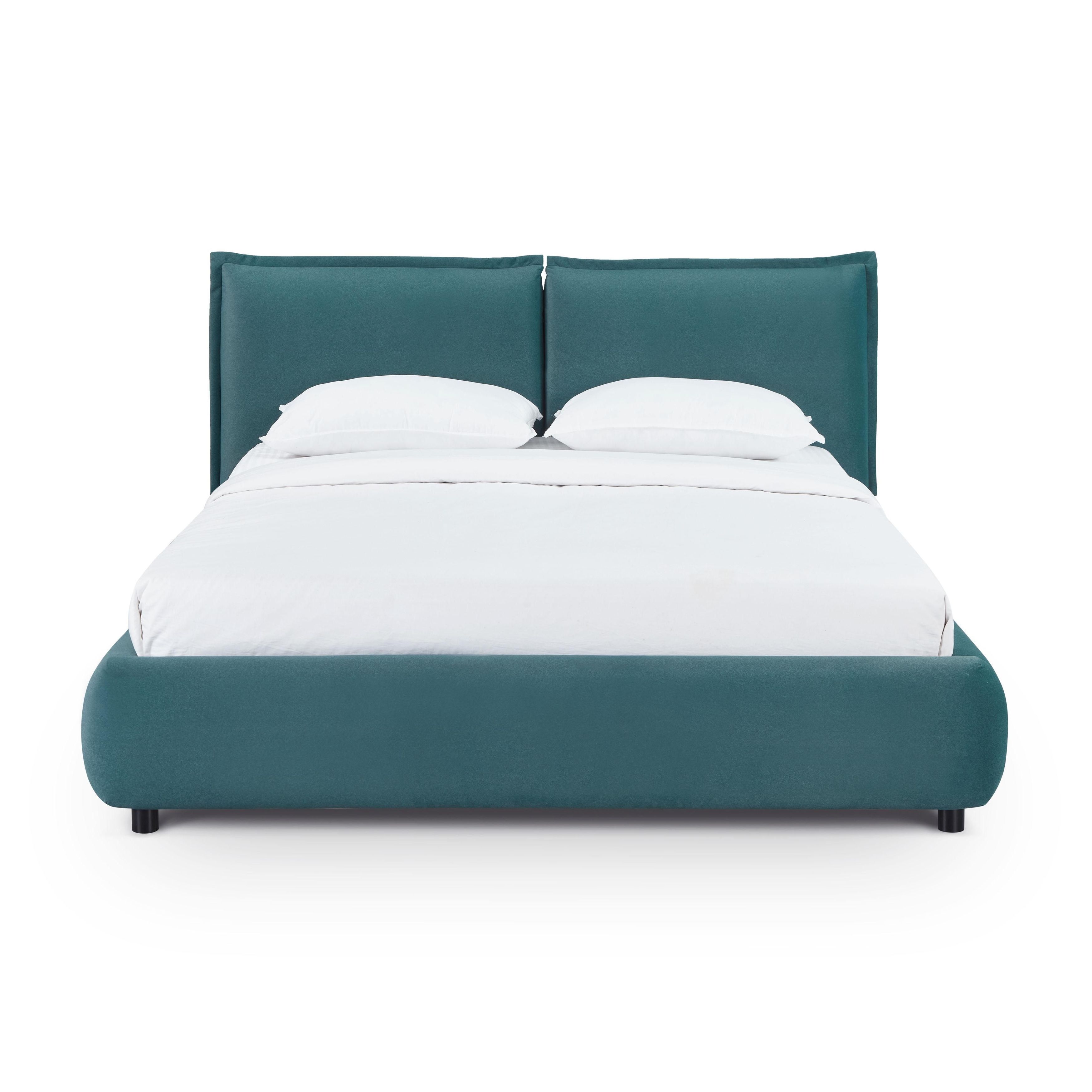 Mel Teal Queen Panel Bed from TOV | Coleman Furniture