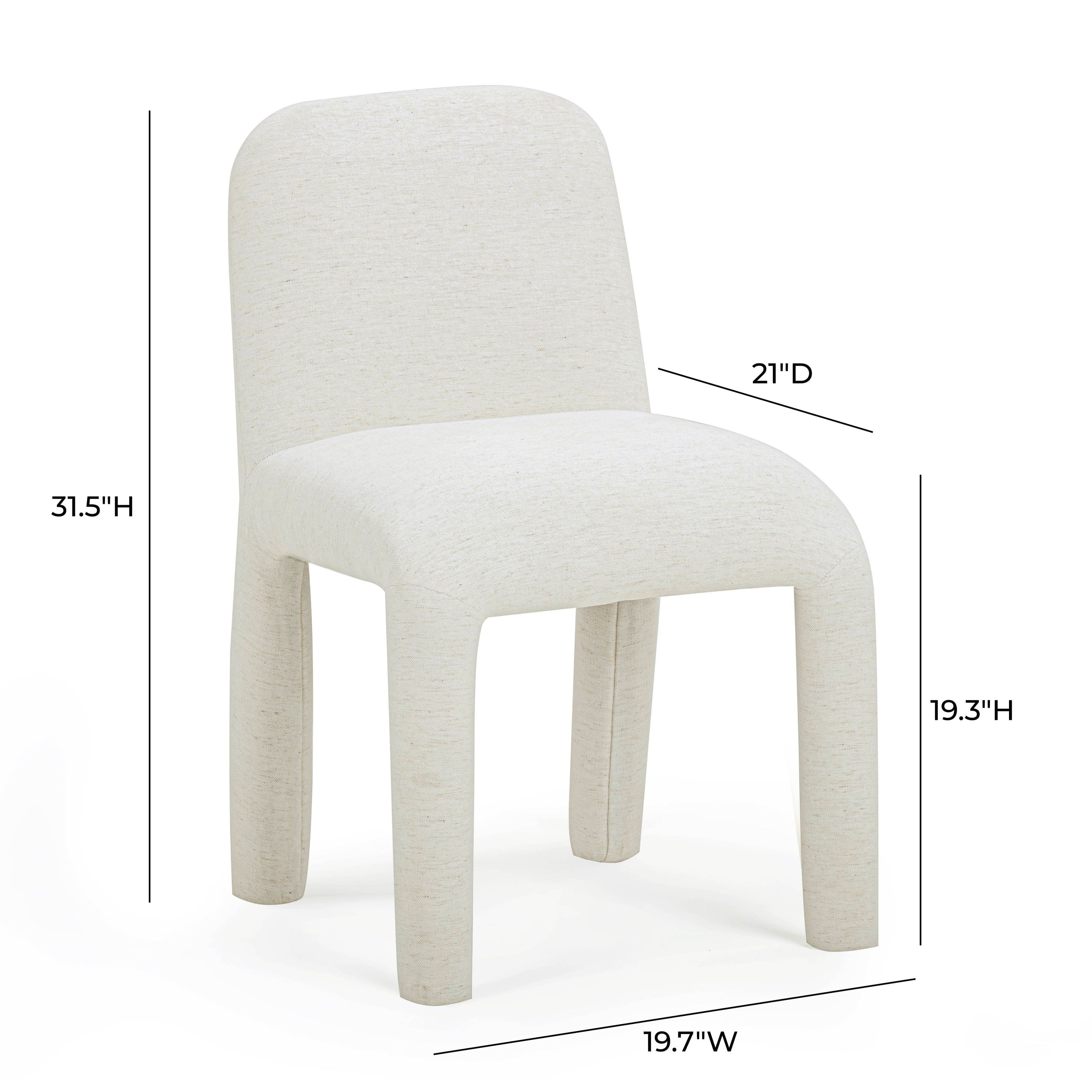 Georgia Cream Performance Fabric Upholstered Dining Chair