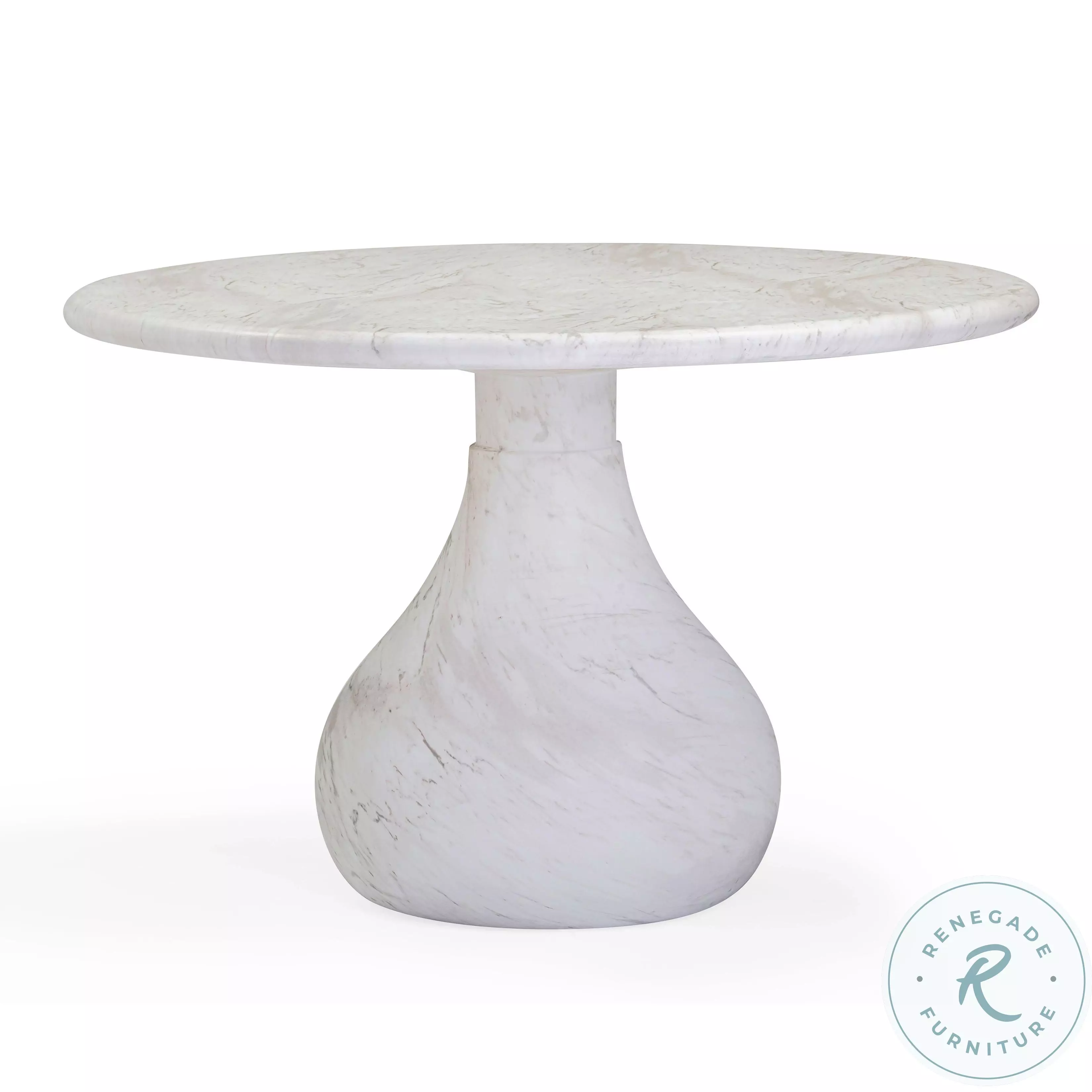 Tom Dixon】Fan Table White Marble Round Tom Dixon. Fan Table Base