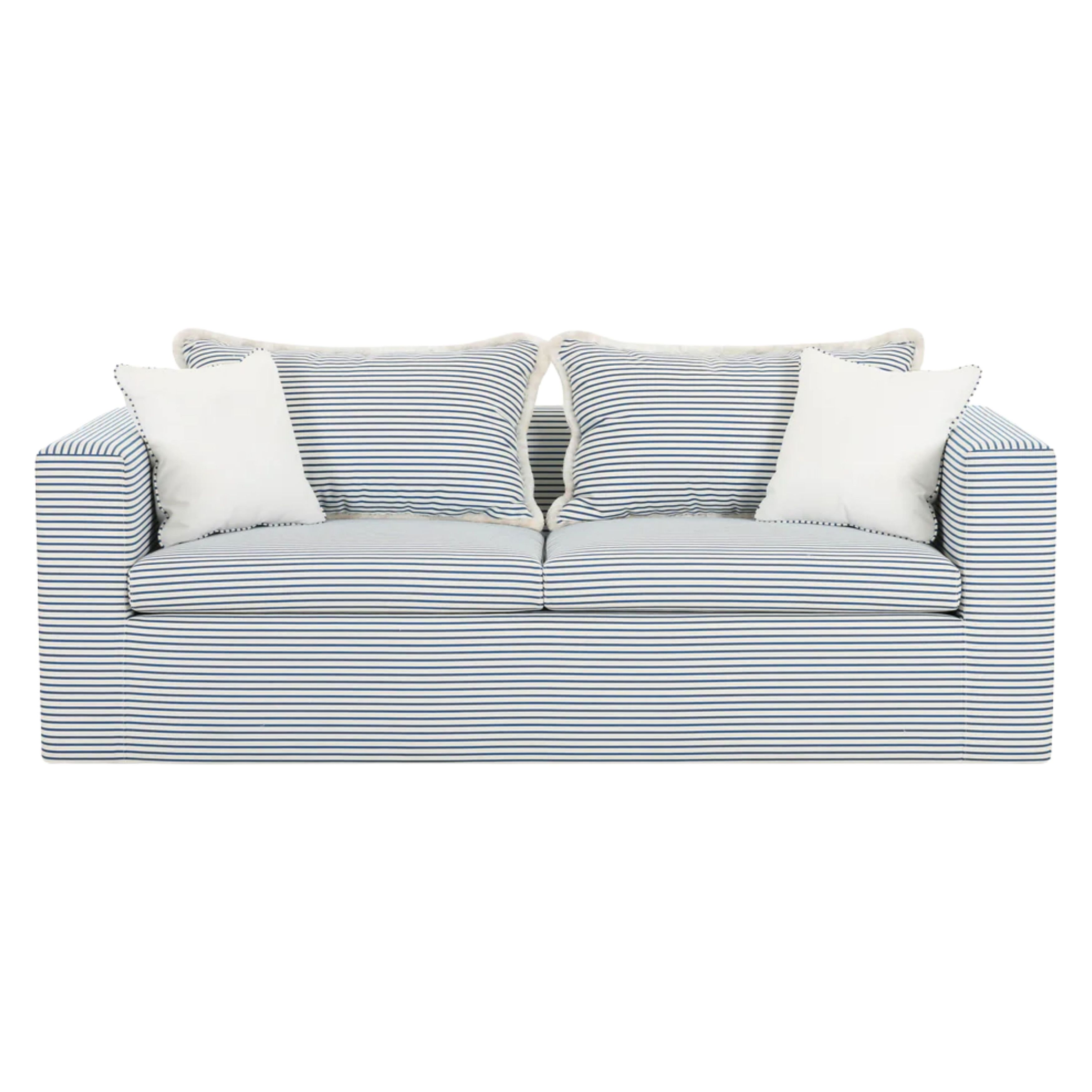Salty Blue Striped Outdoor 85