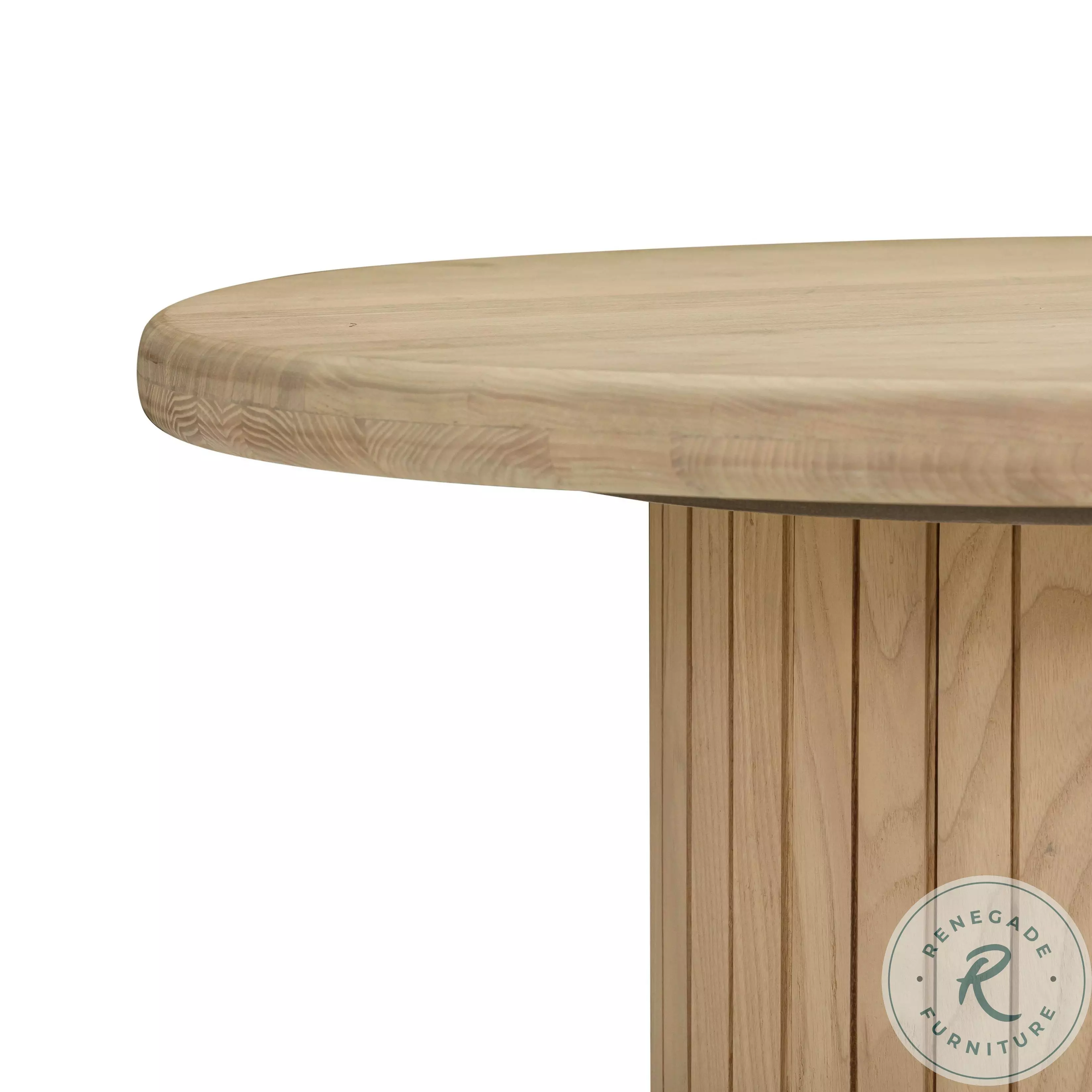 Chelsea Natural Ash Wood Entry Table From TOV | Coleman