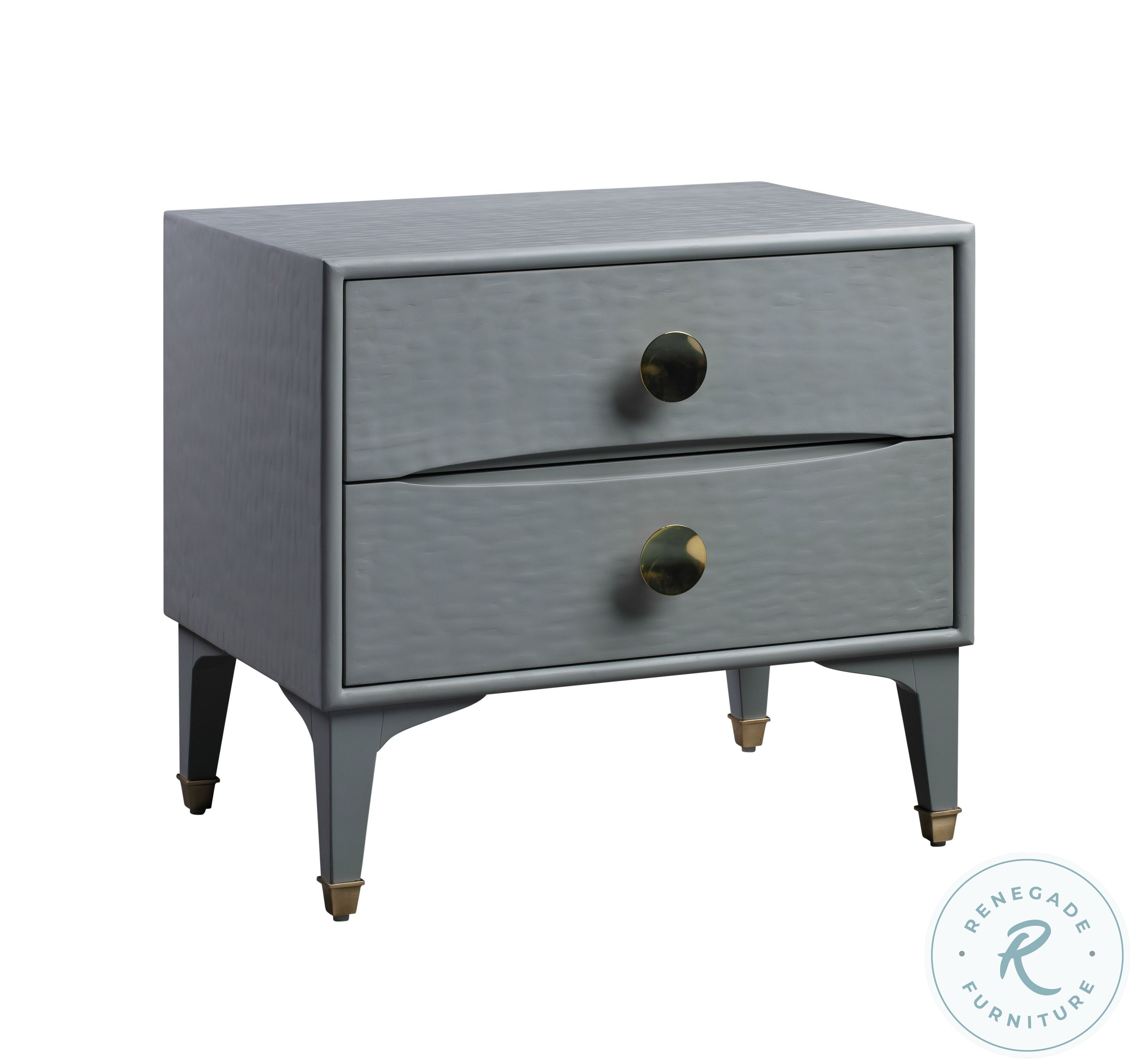 Divine Grey Nightstand from TOV Coleman Furniture