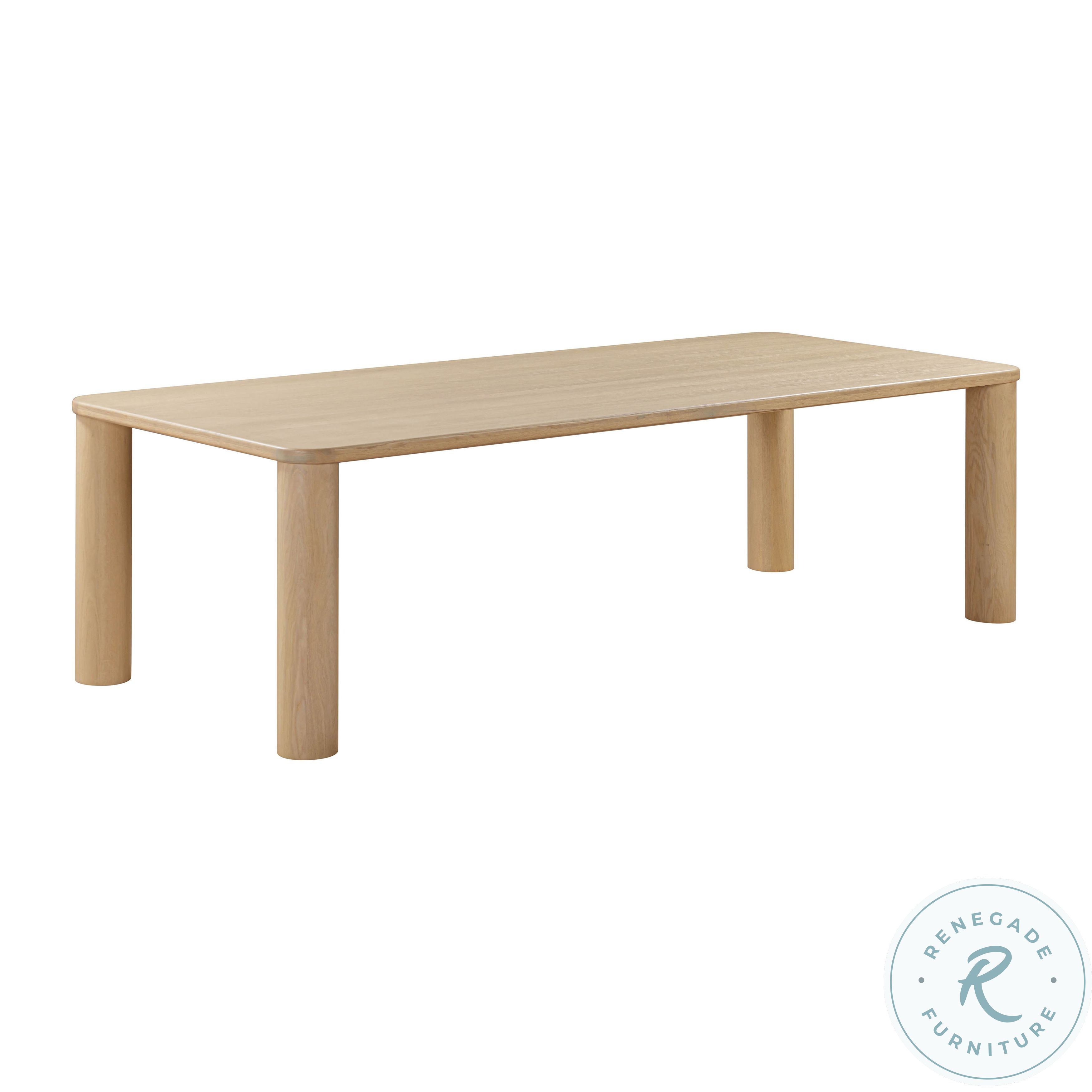 Akola Natural Oak Rectangular Dining Table From TOV | Coleman Furniture