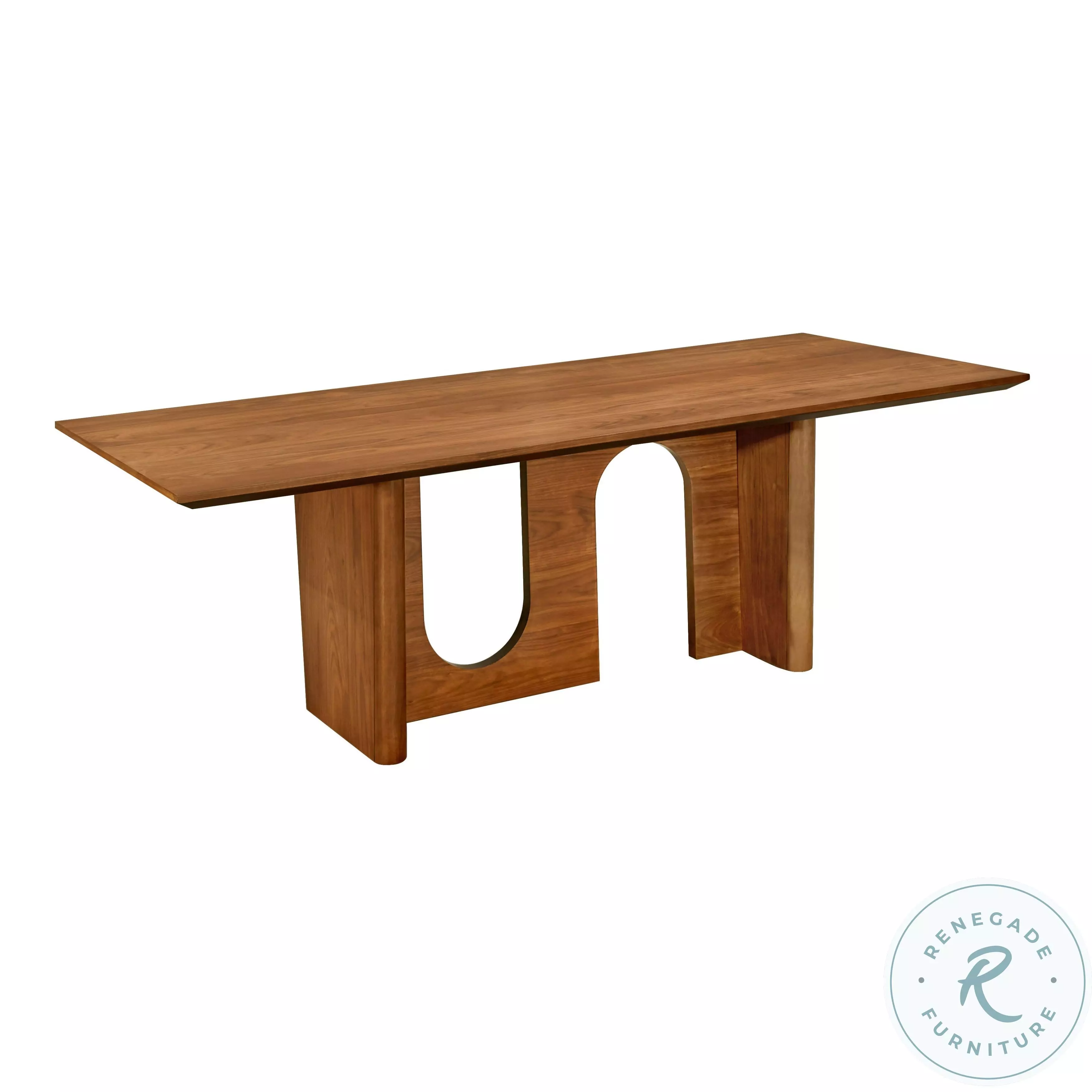 Satra Walnut Rectangular Dining Table From TOV | Coleman Furniture