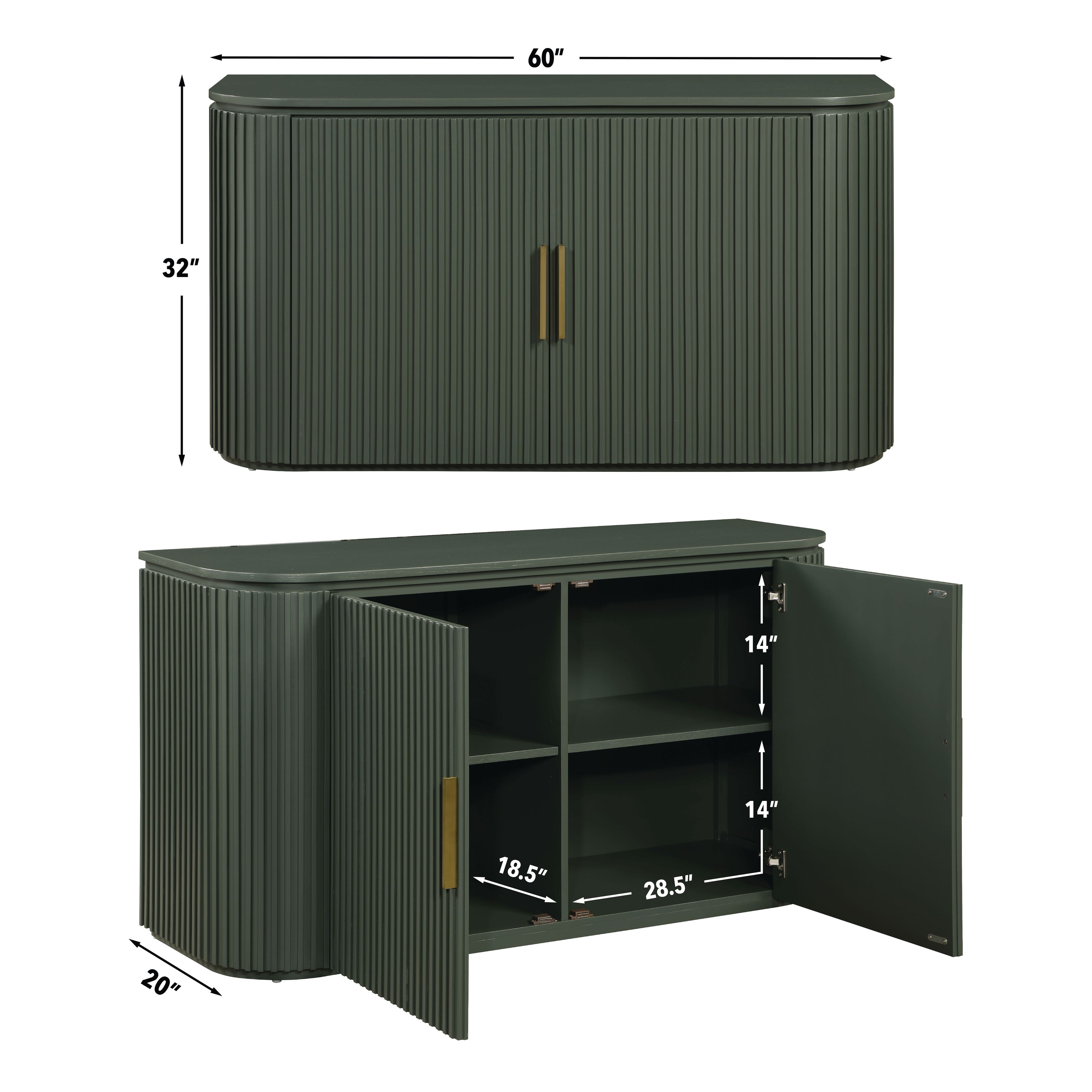 Colvin Green 4 Door Server
