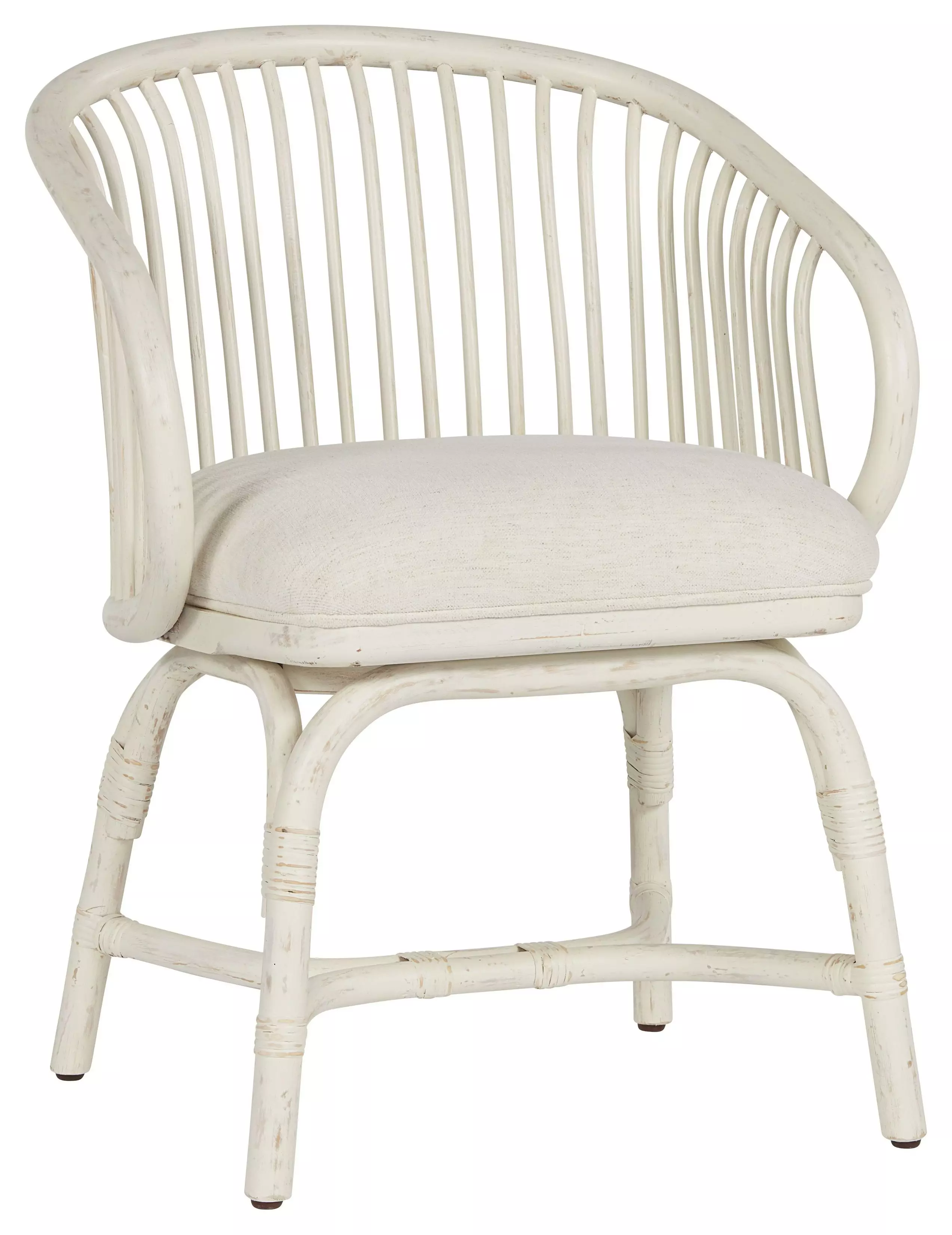 Getaway Aruba Nomad Snow Rattan Performance Fabric Chair