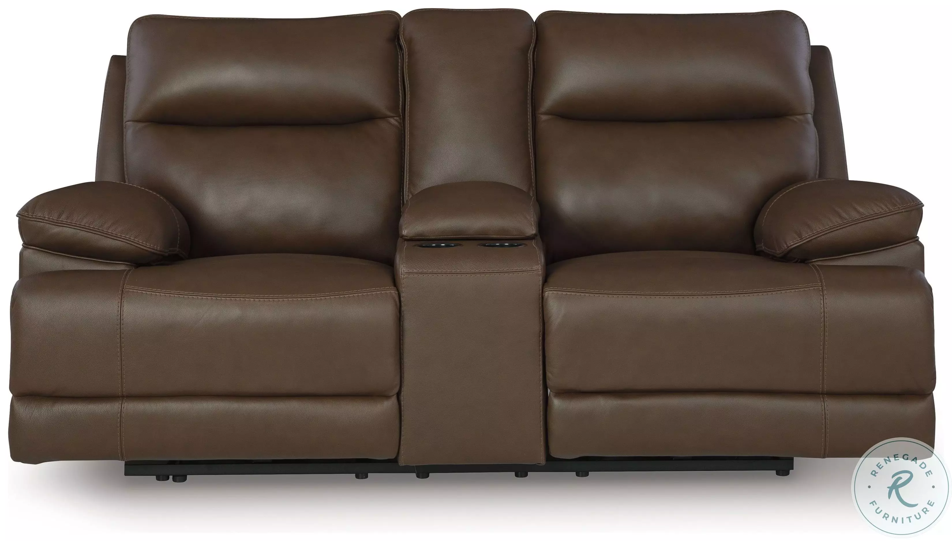 CLASS:y リウォン セット VonRyan Tobacco Power Reclining Console Loveseat with Adjustable