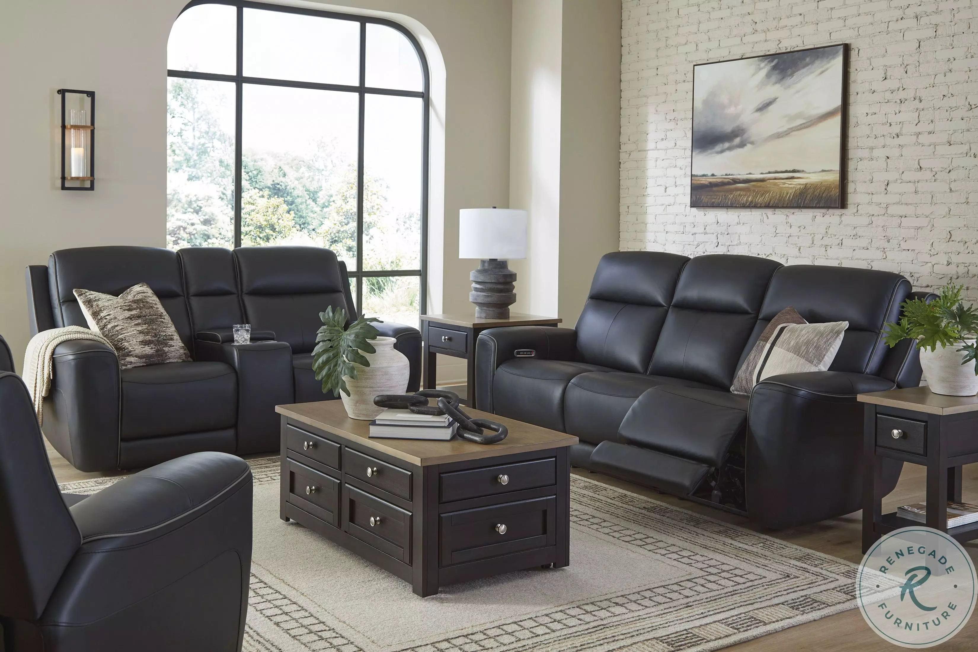 5Z-Relaxation Onyx Power Reclining Living Room Set from Ashley