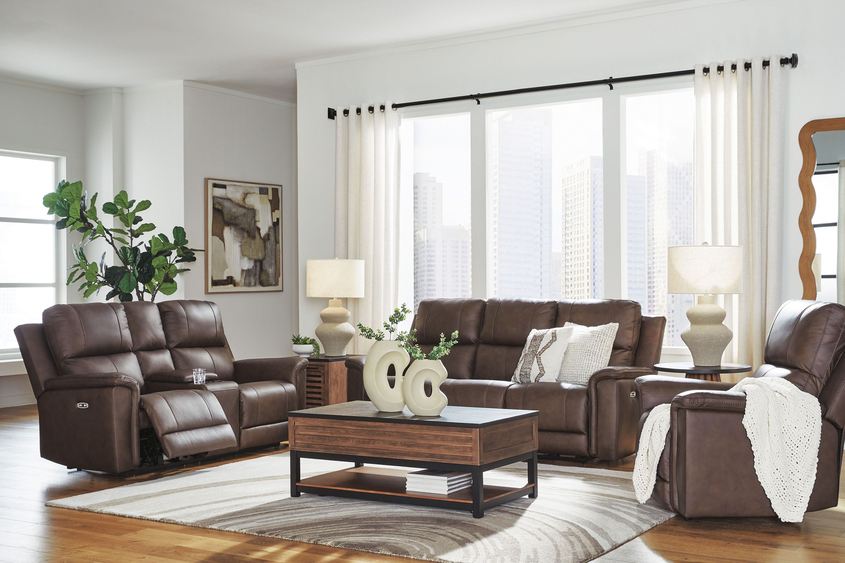 Beryton Power Reclining Living Room Set From Ashley Furniture