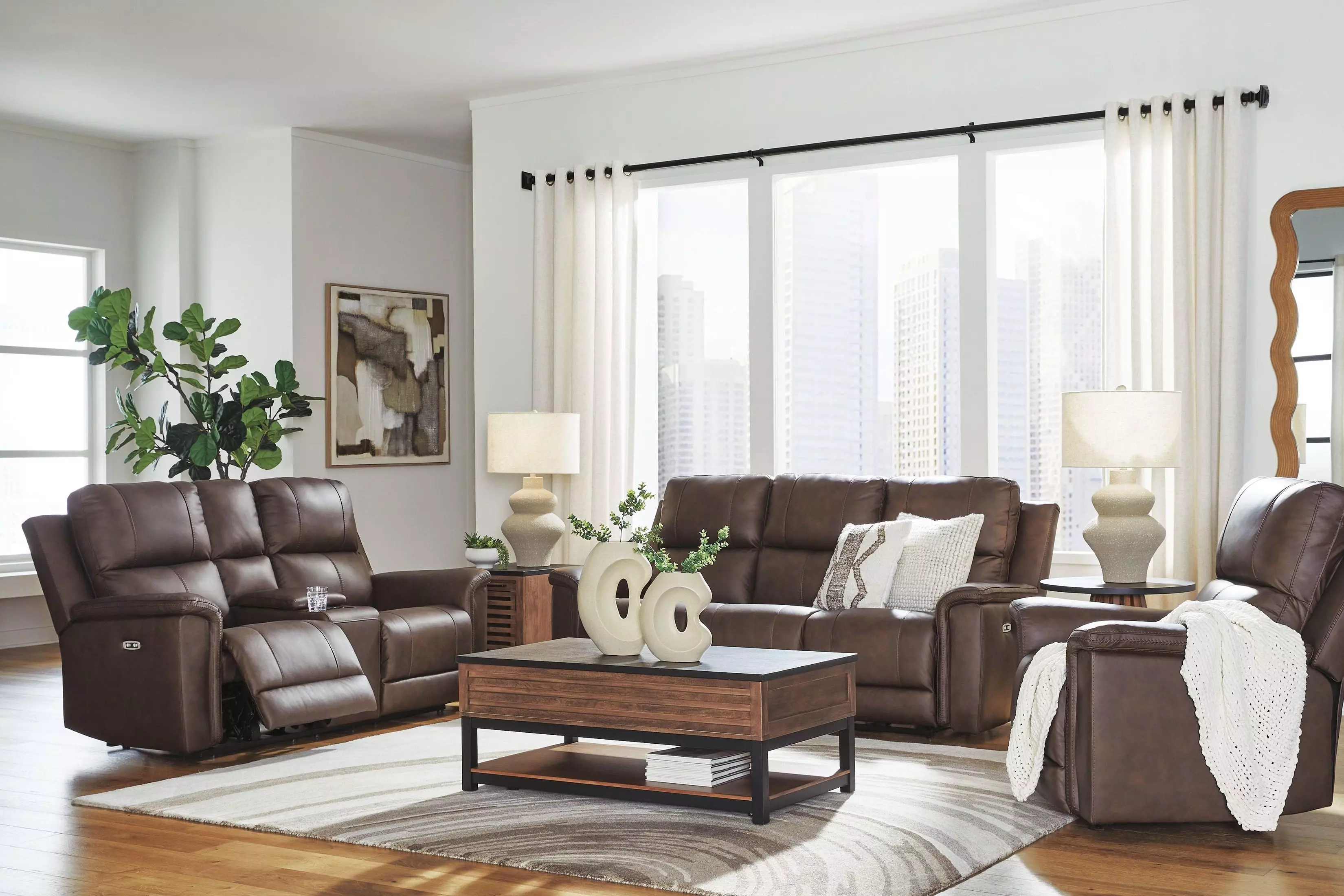 Beryton Power Reclining Living Room Set From Ashley Furniture