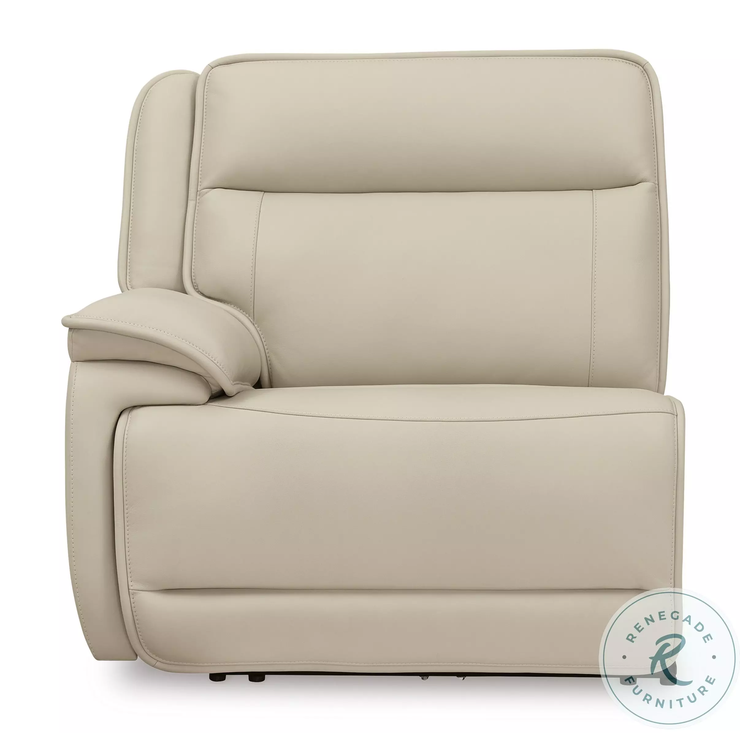 Double Deal Almond Modular Console Loveseat From Ashley Furniture