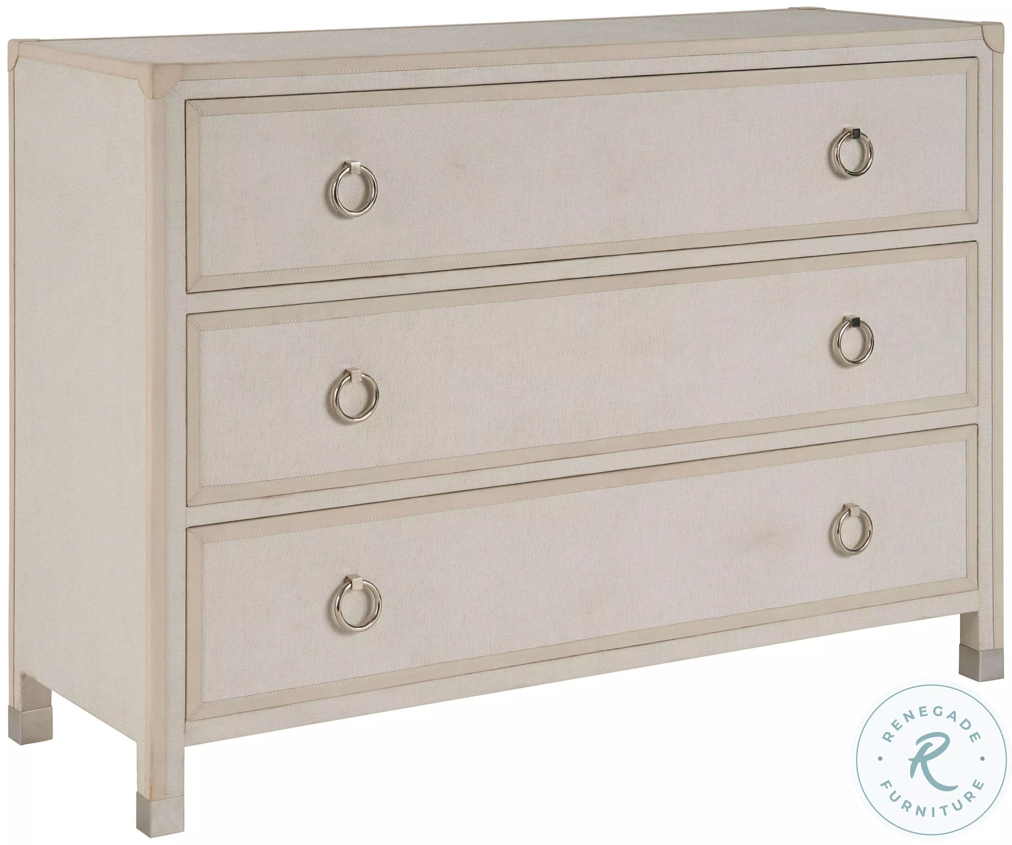 Riven Cream 3 Drawer Dresser From Universal | Coleman Furniture