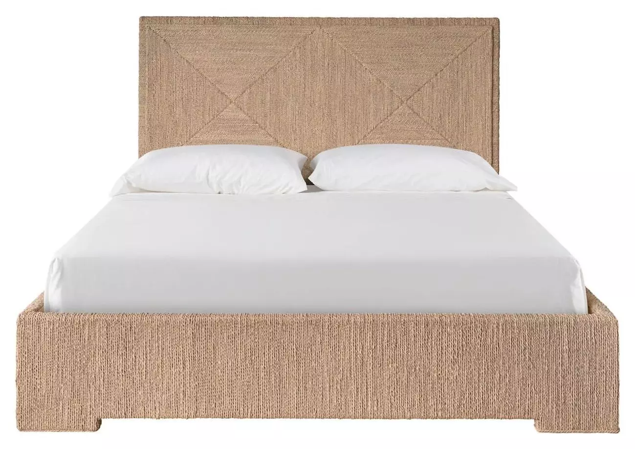 Oasis Abaca Woven King Panel Bed from Universal | Coleman Furniture