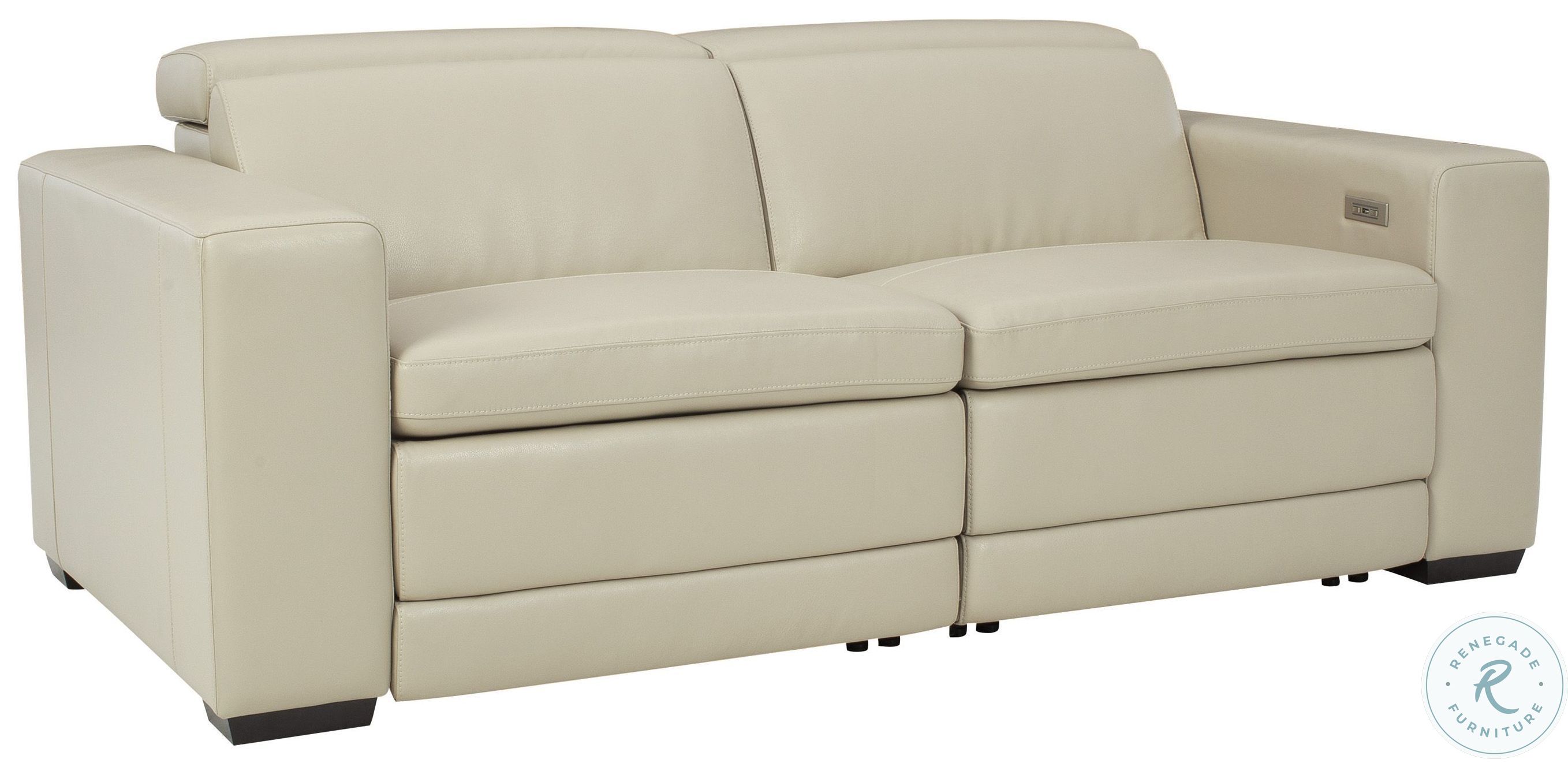 Texline Sand Power Reclining Loveseat With Power Headrest from Ashley