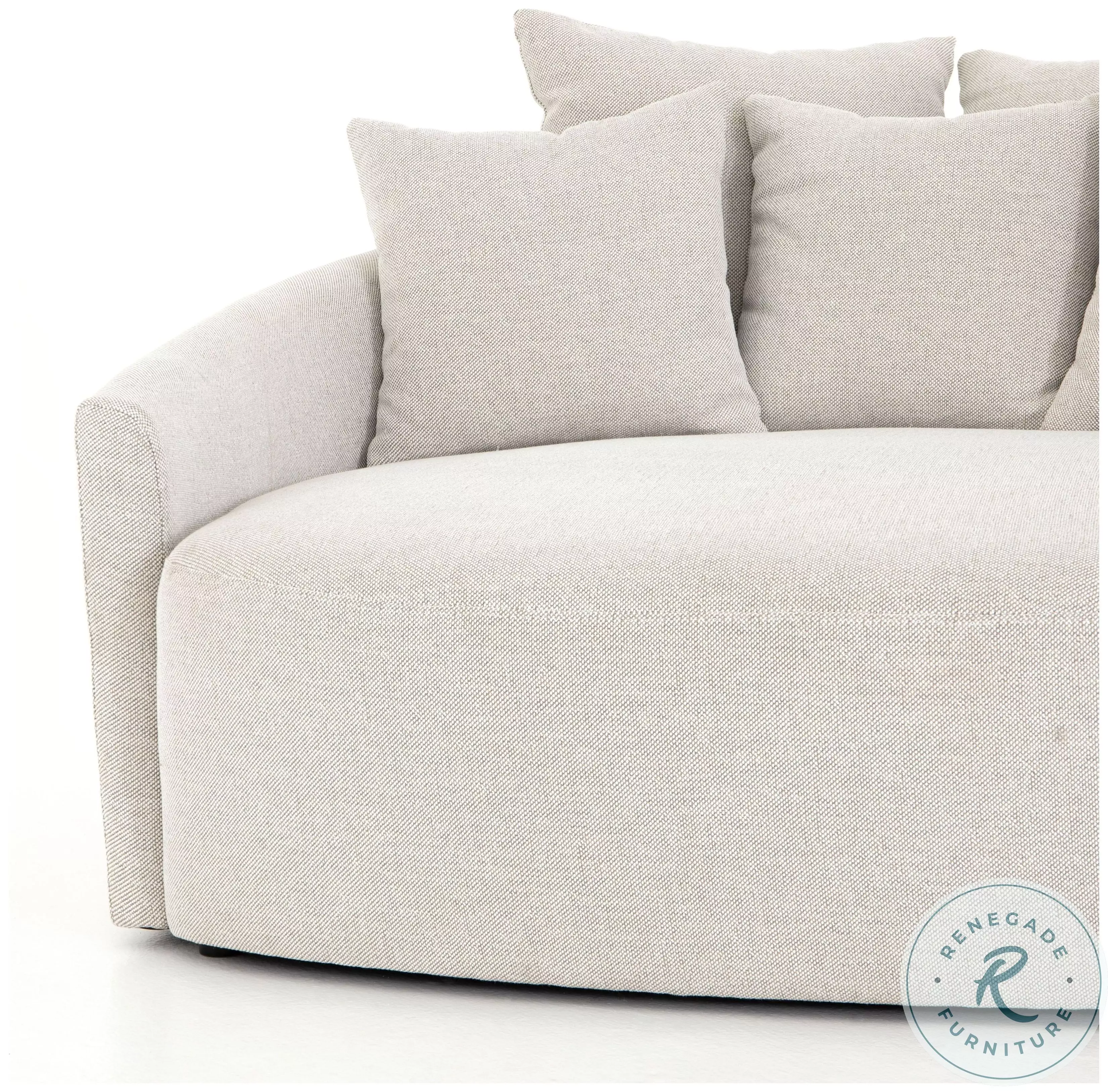 Chloe Delta Bisque Media Lounger from Four Hands Coleman Furniture