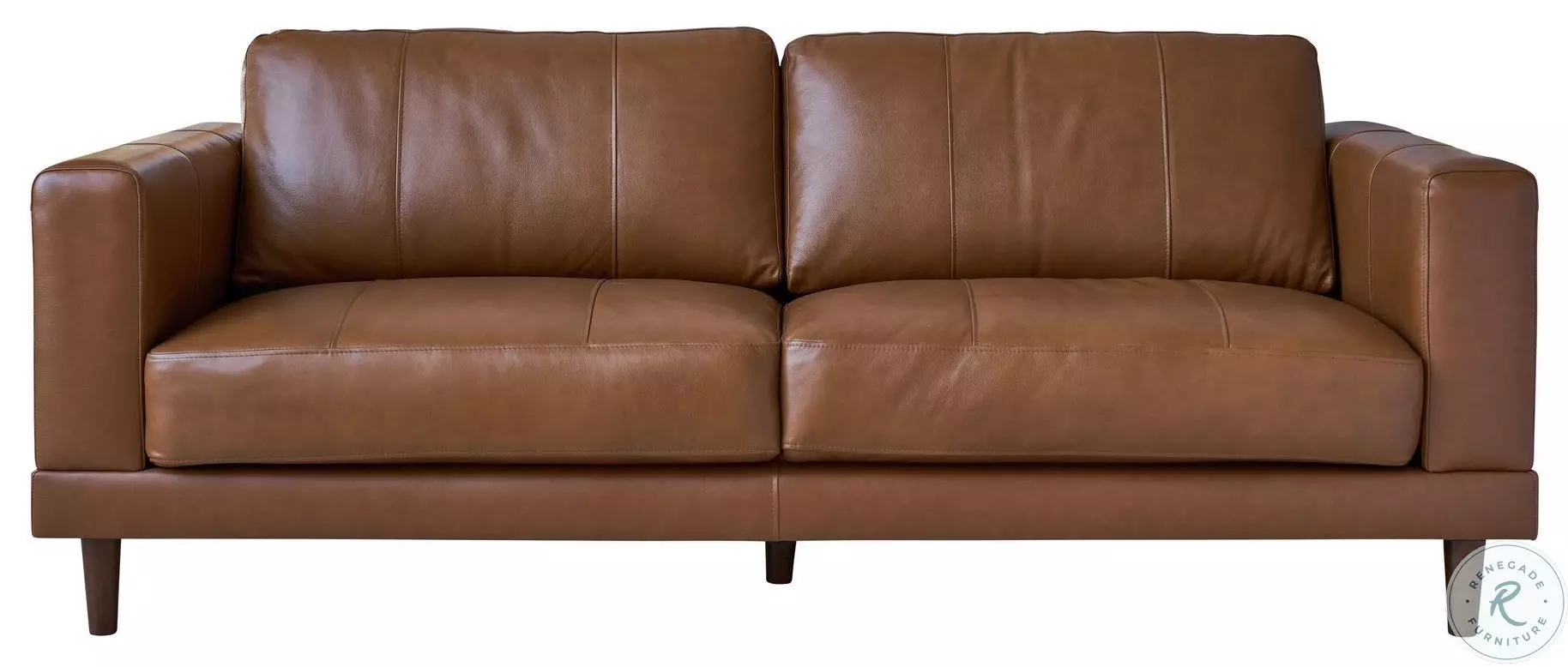 Hanson Fiero Tan Leather Sofa From Picket House Furnishings 