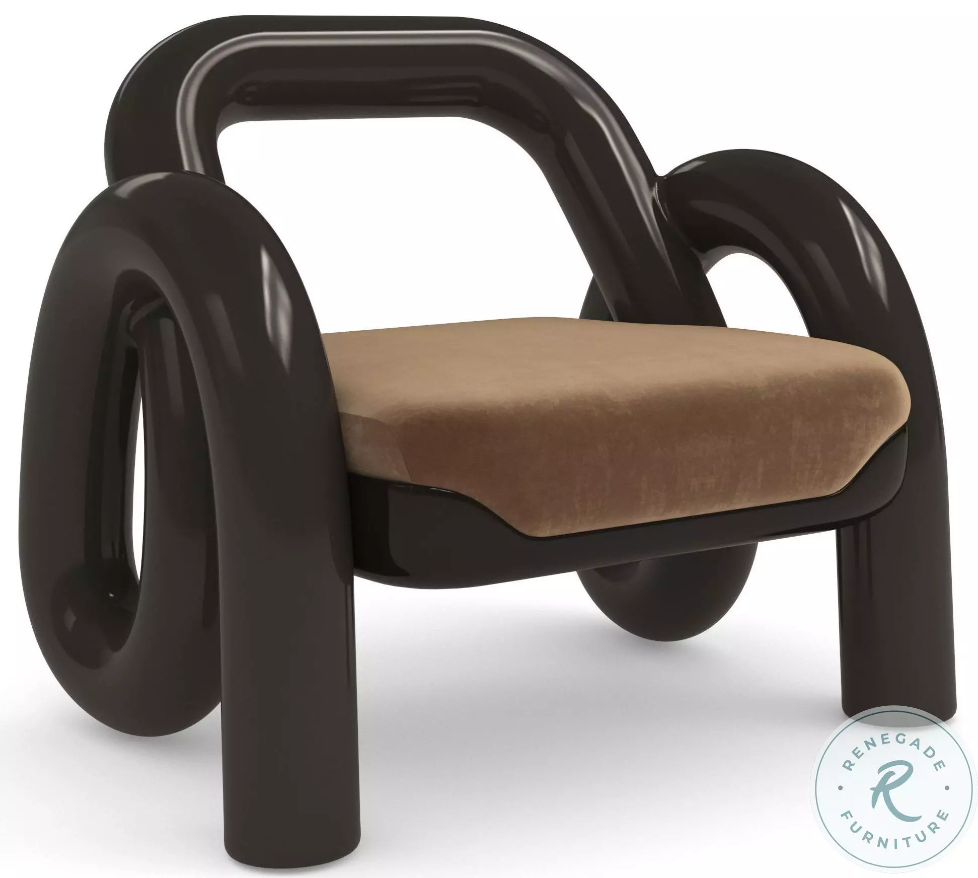 Gelee Chestnut Accent Chair From Caracole | Coleman Furniture