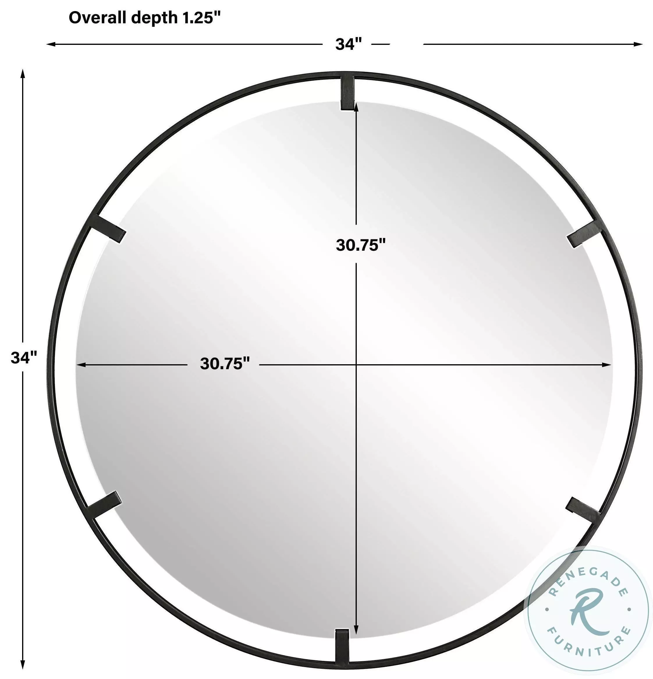 Synclair Satin Black Mirror