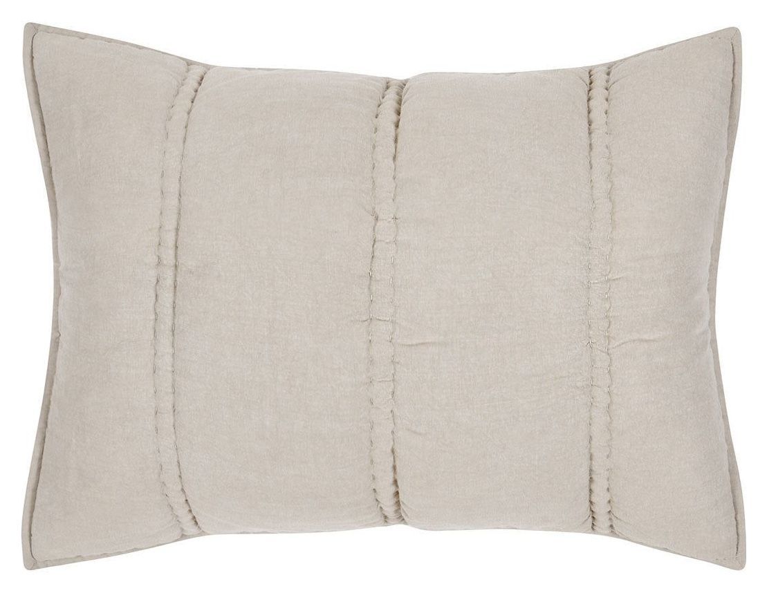 Rowen Taupe Standard Sham from Classic Home | Coleman Furniture