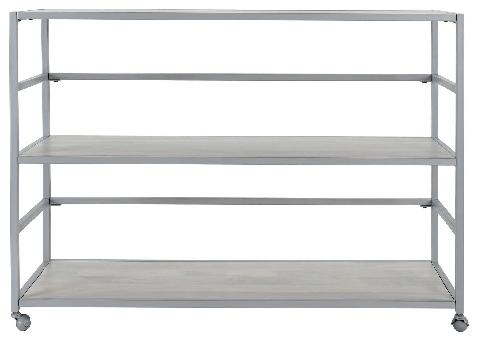 Glendora Silver Storage Rack with Casters From Classic Home | Coleman ...