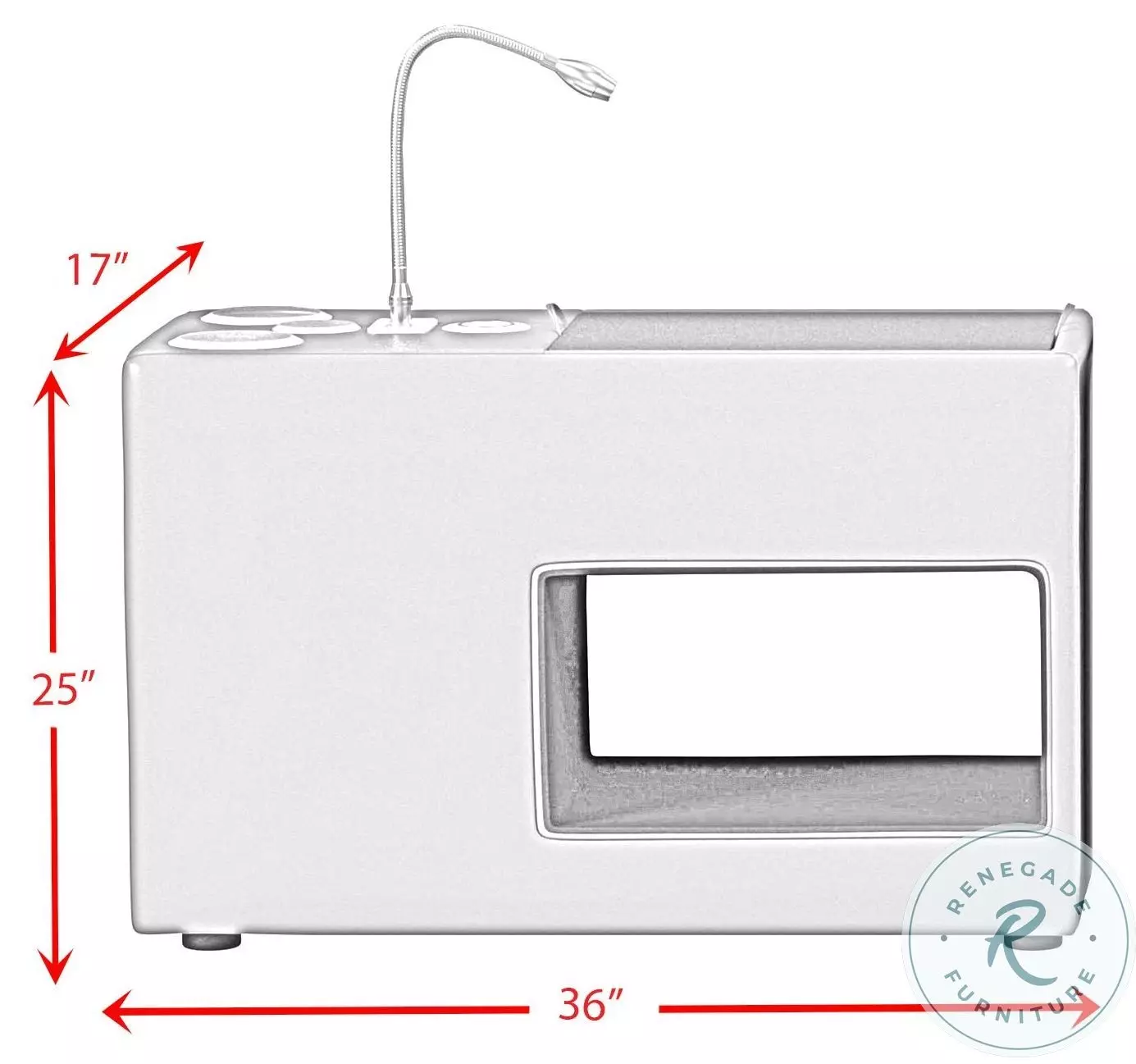 Booker Grey Nightstand