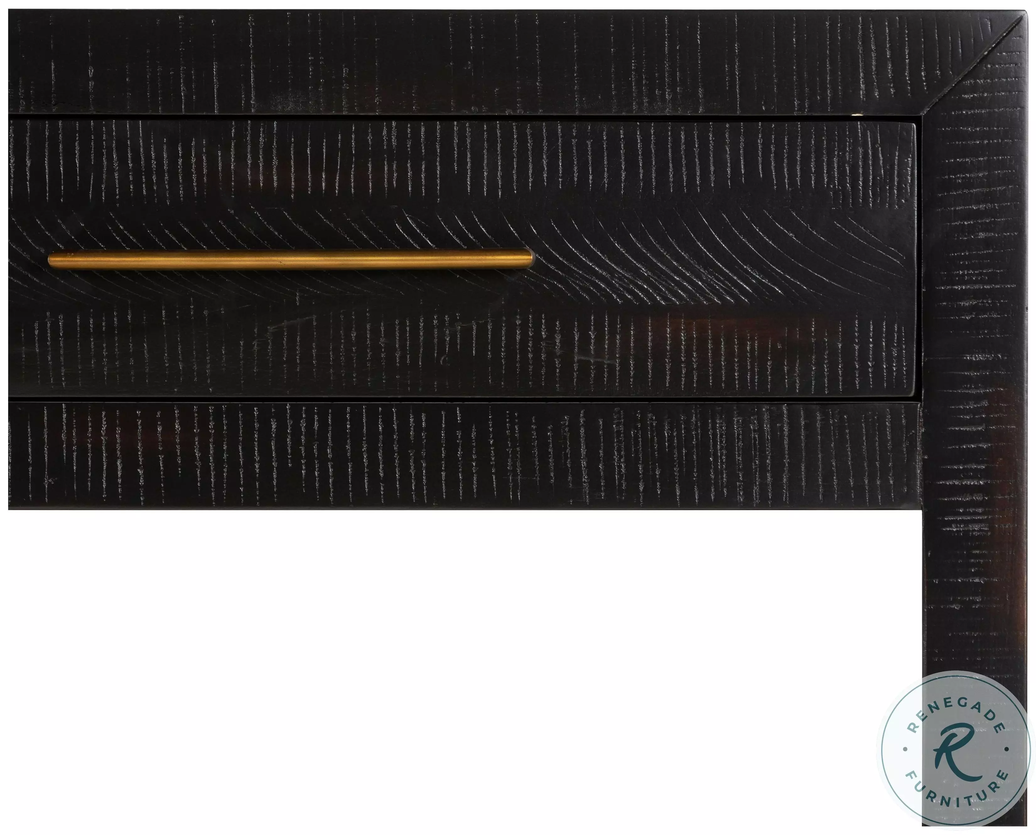 Suki Burnished Black Console Table from Four Hands | Coleman