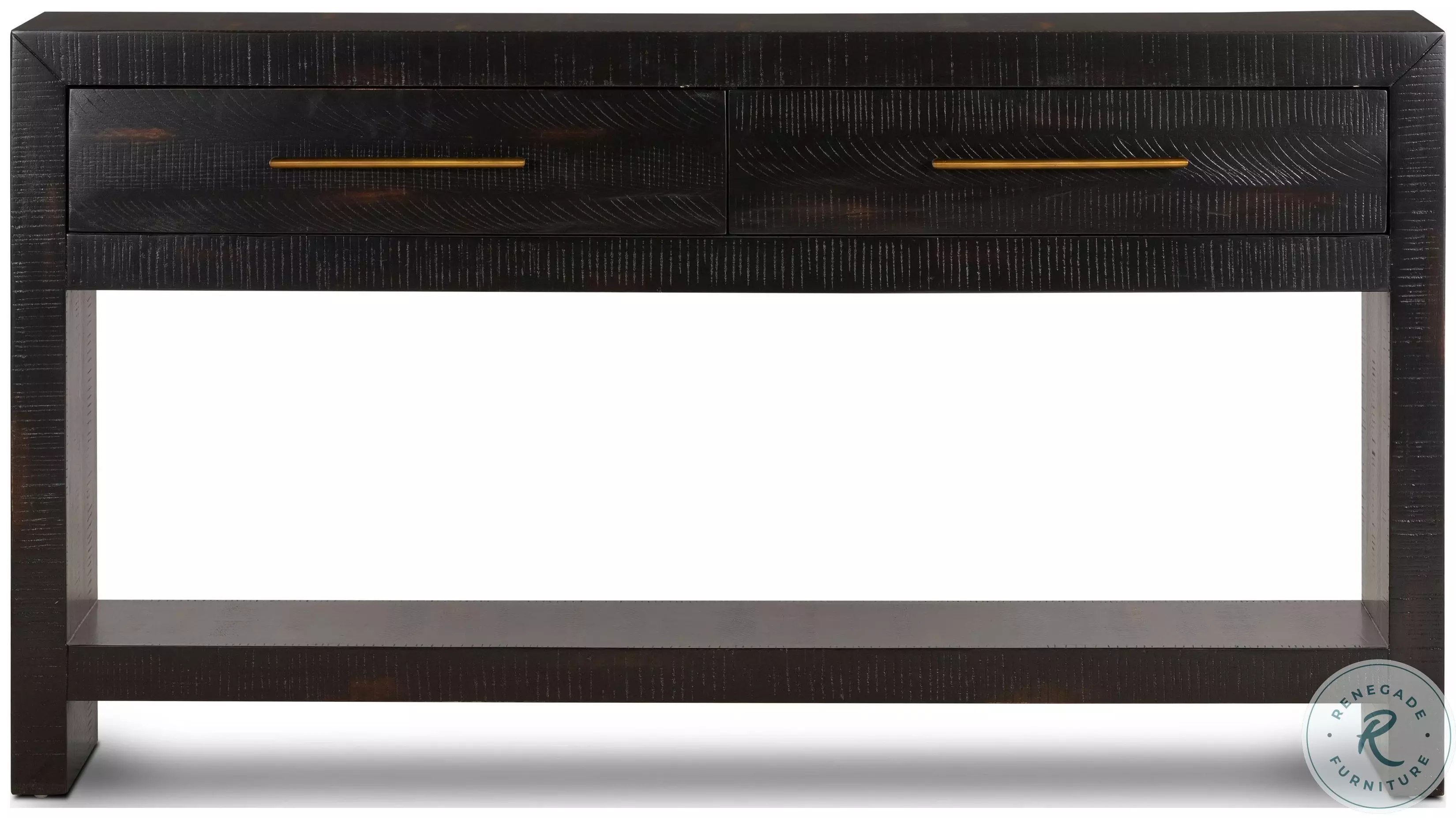 Suki Burnished Black Console Table from Four Hands | Coleman