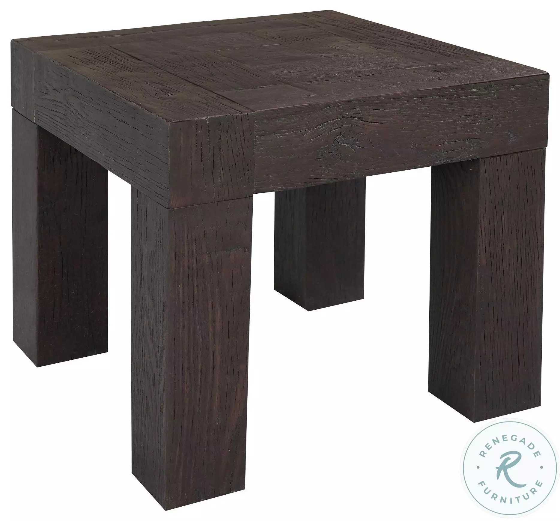 Evander Rustic Brown Side Table From Moes Home | Coleman Furniture