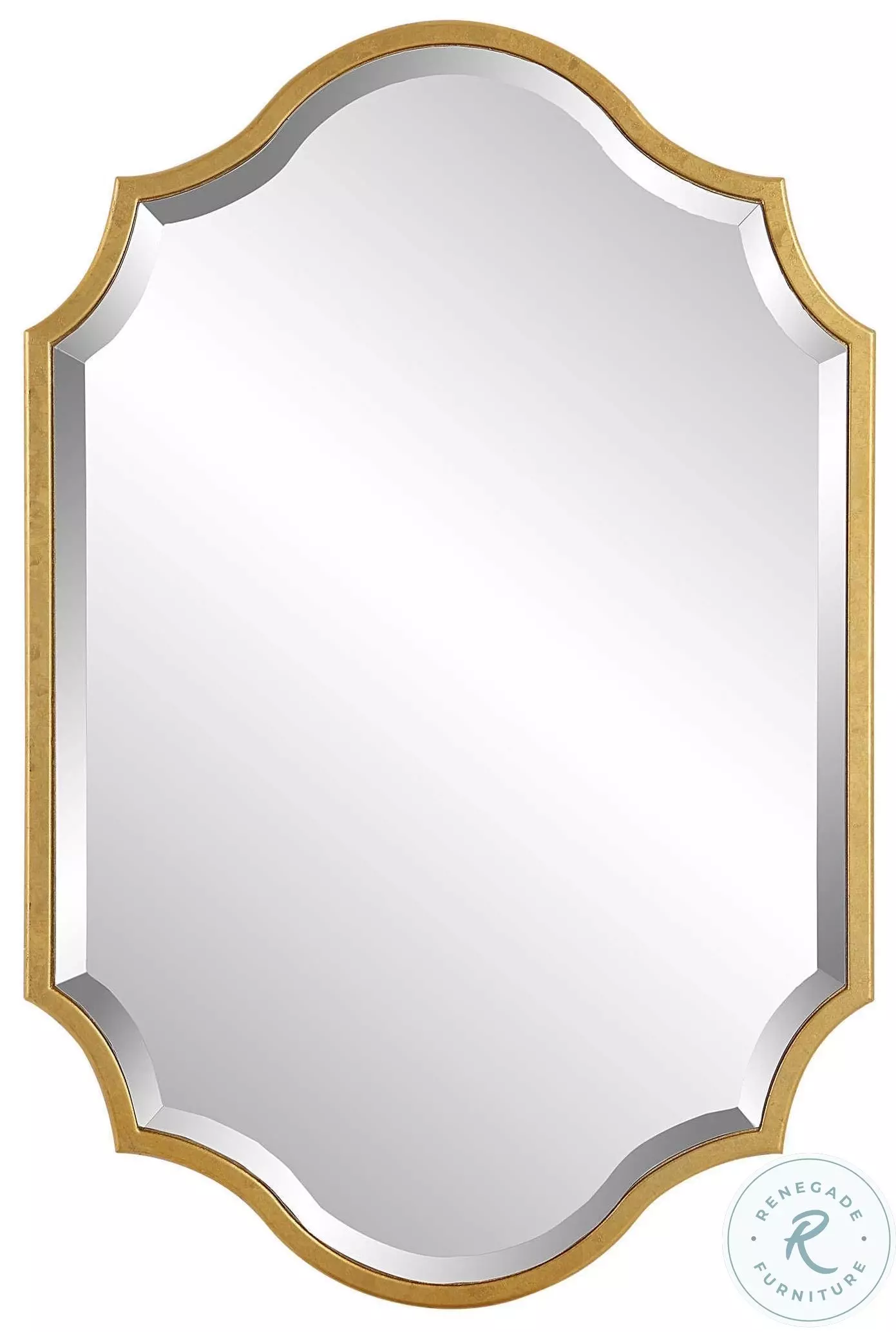 W00563 Gold Leaf Mirror From Uttermost | Home Gallery Stores
