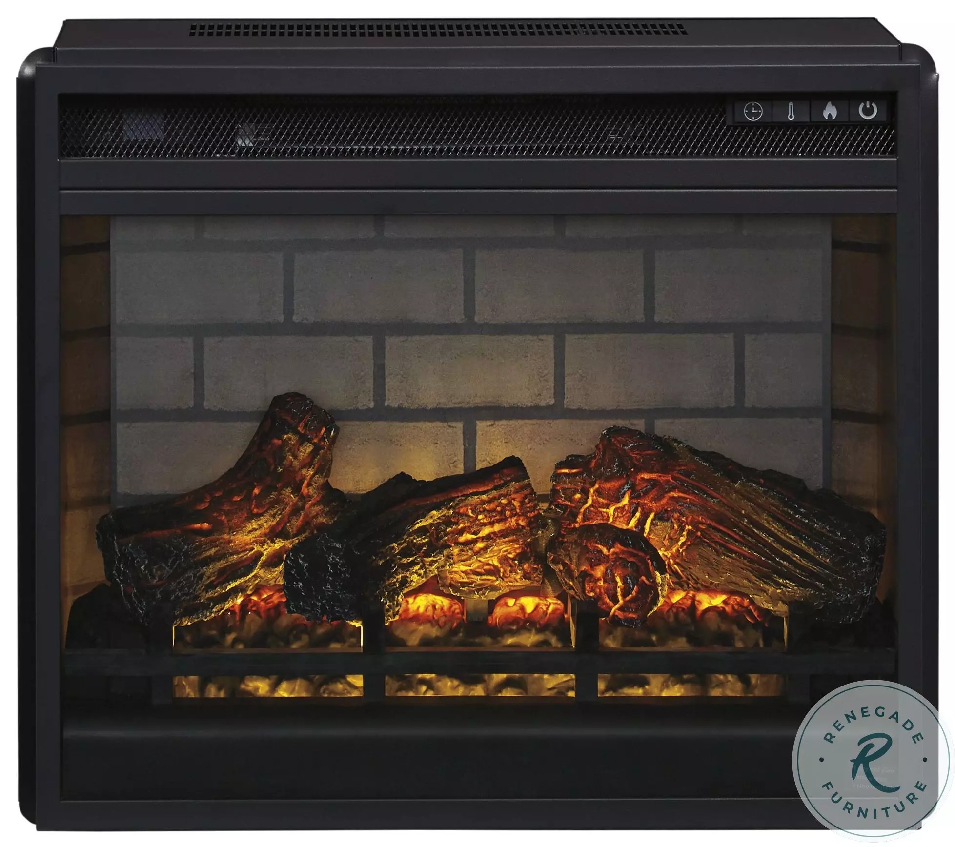 Black Infrared Fireplace Insert From Home Gallery Stores | Home