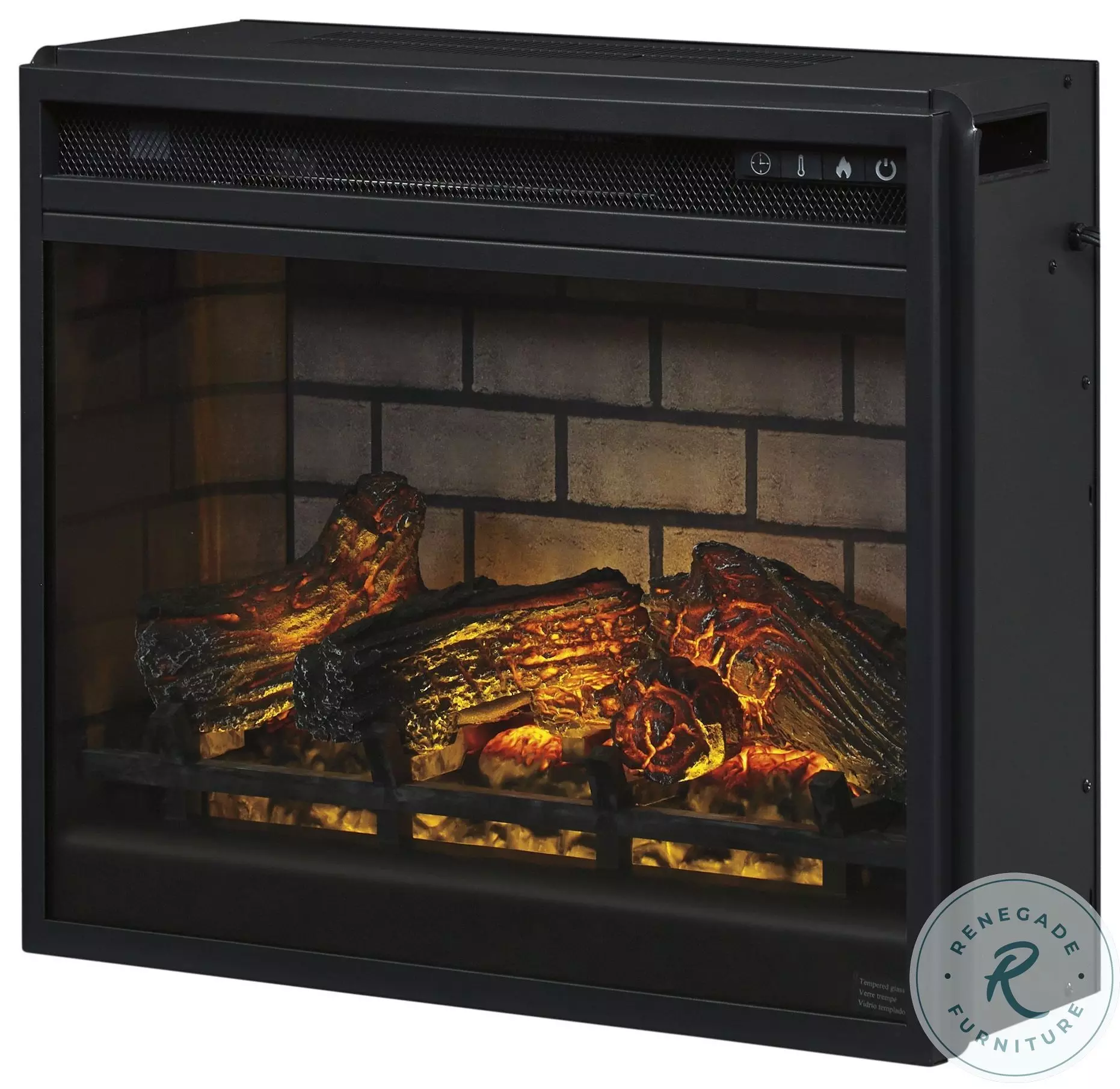 Black Infrared Fireplace Insert From Home Gallery Stores | Home