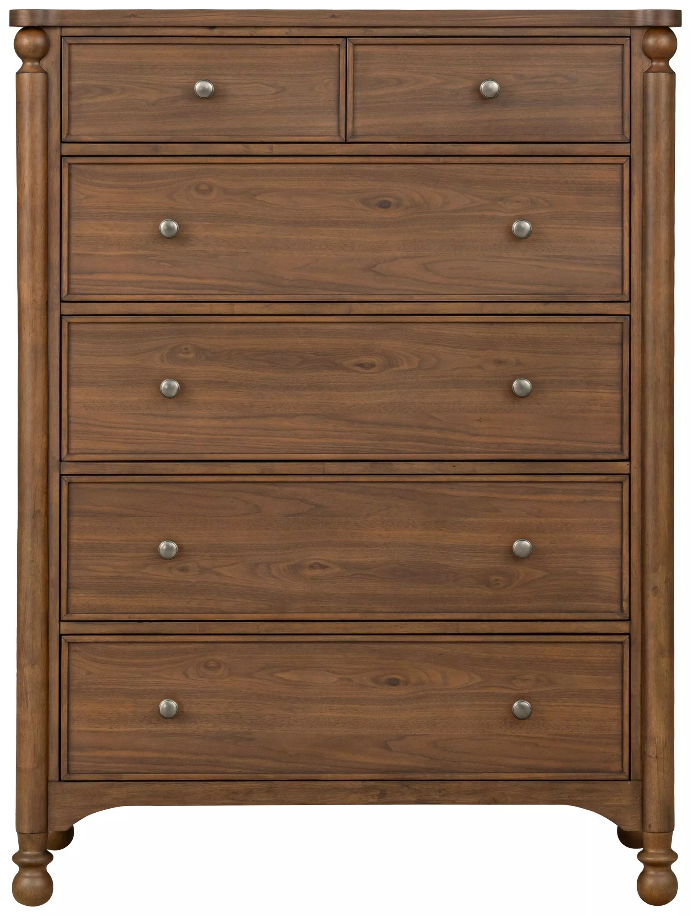 Azalea Walnut 5 Drawer Chest From Flexsteel Furniture | Coleman