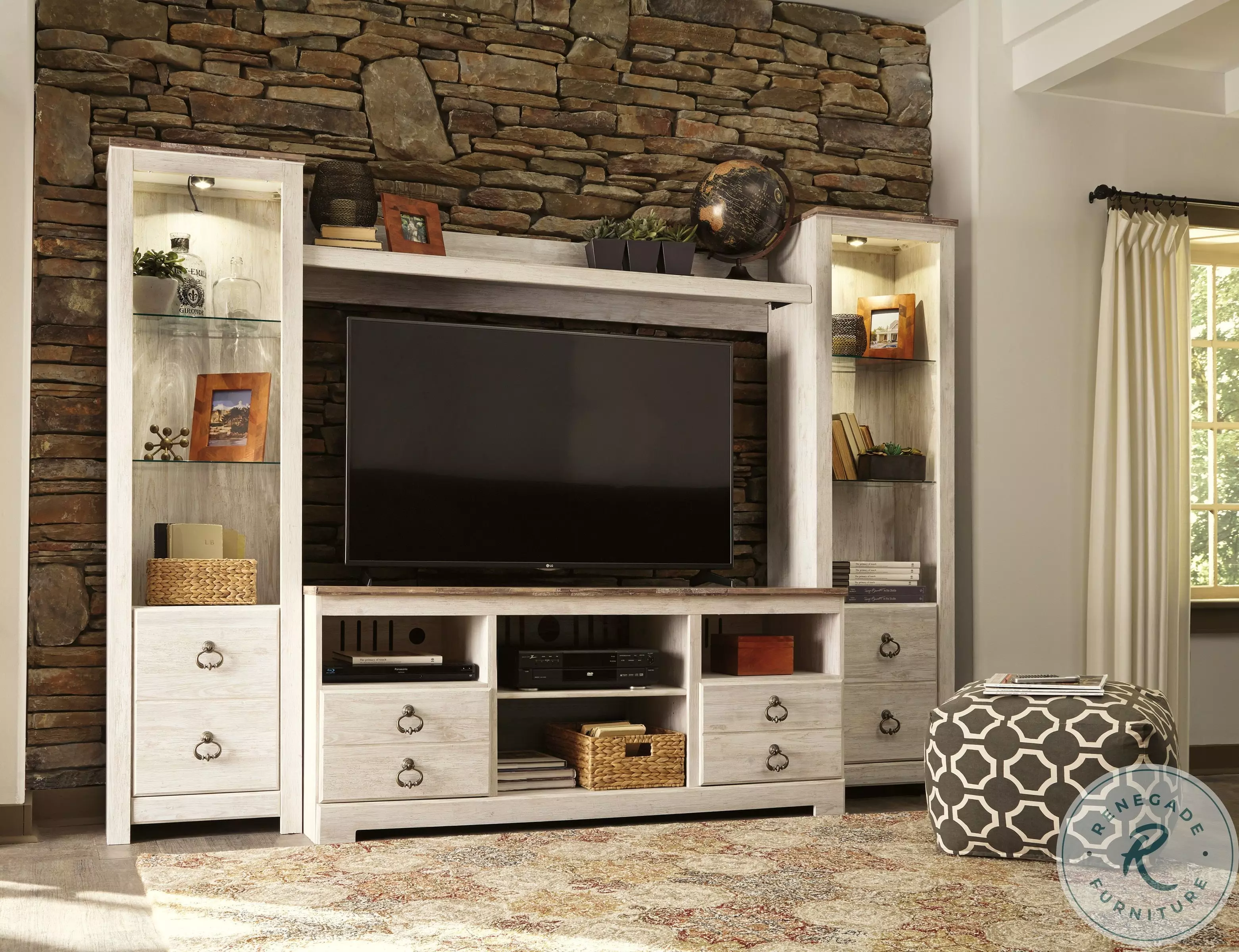 Ashley furniture ホワイト タンス 5段 Signature DESIGN BY ASHLEY Hallityn White 5 Drawer 31.61 in