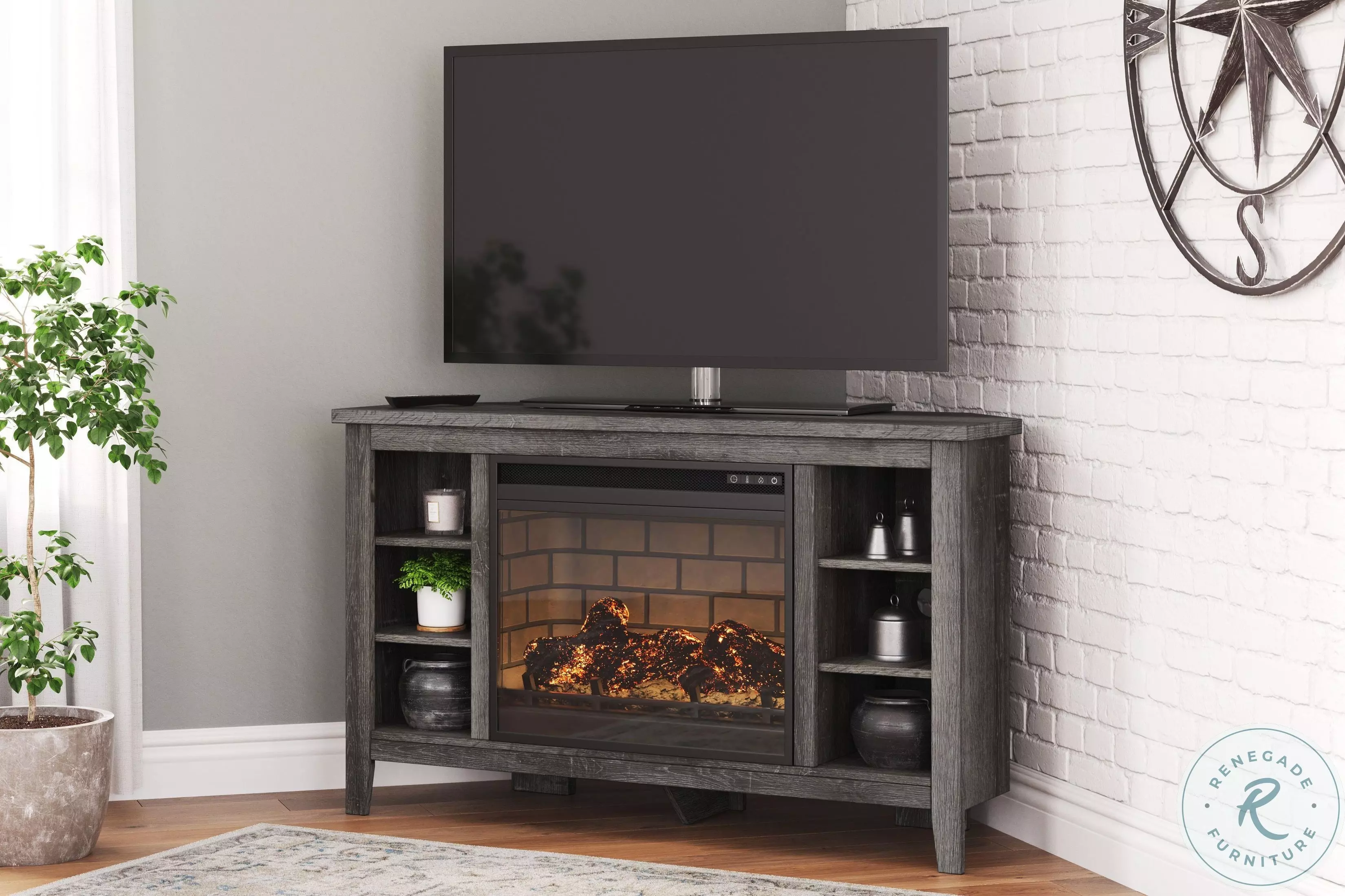 Coleman Fireplace Stand 未使用 Uptown White 96
