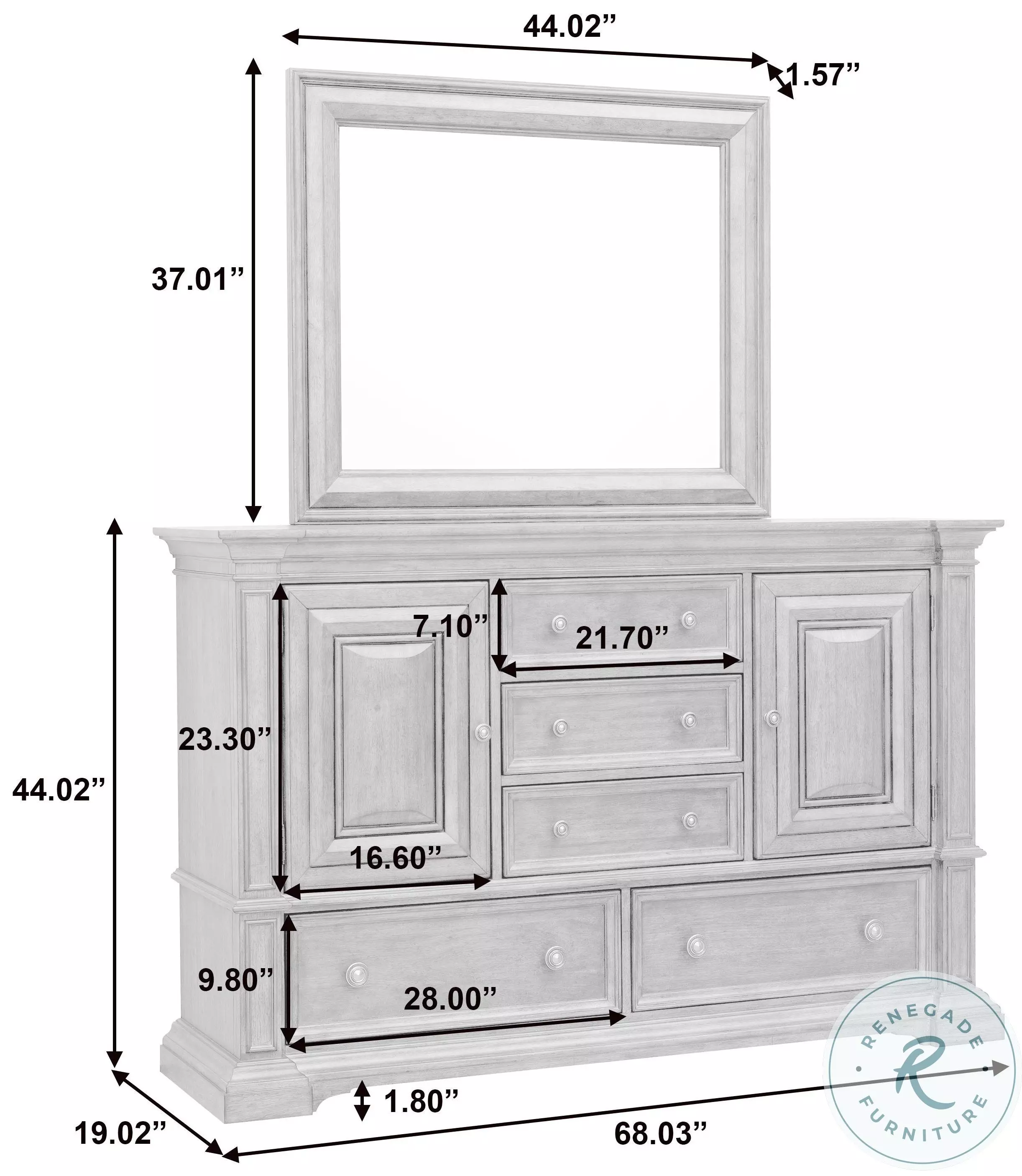 Ashford Cowboy Boots Brown 5 Drawer Dresser