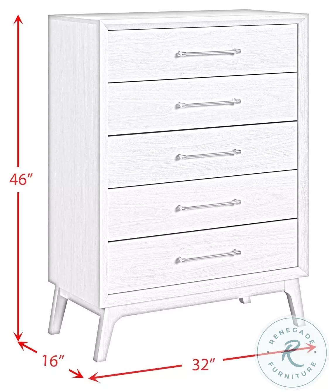 Clare Almond 5 Drawer Chest