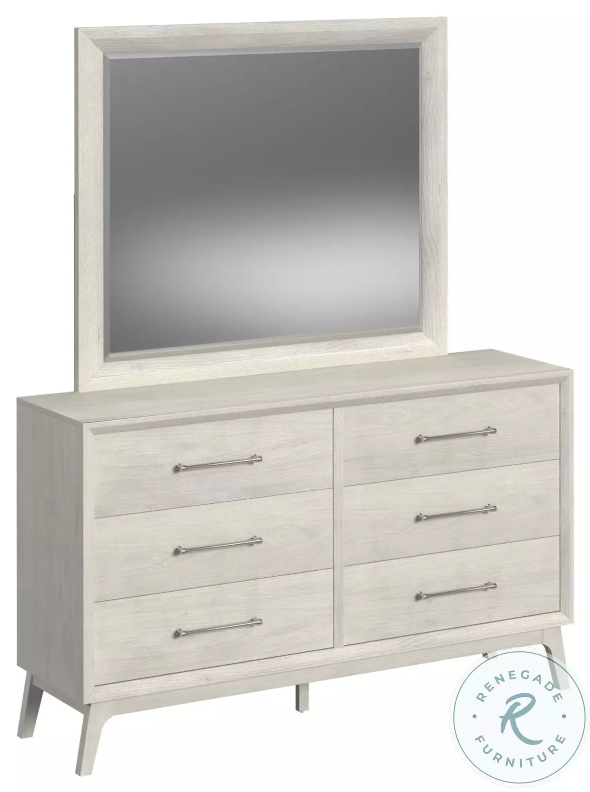 Clare Almond 6 Drawer Dresser And Mirror From Picket House